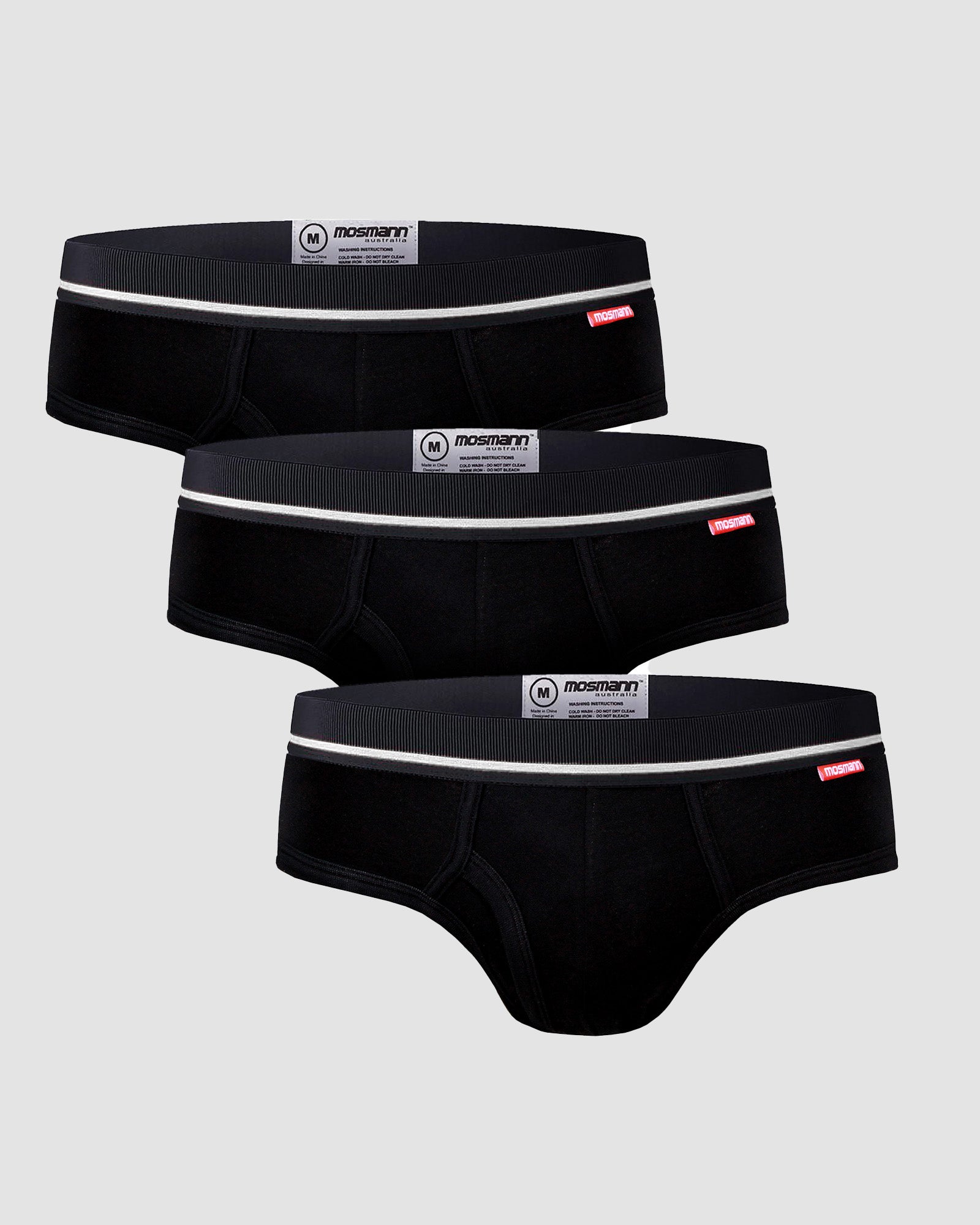 3-Pack Bamboo Briefs - Pepper
