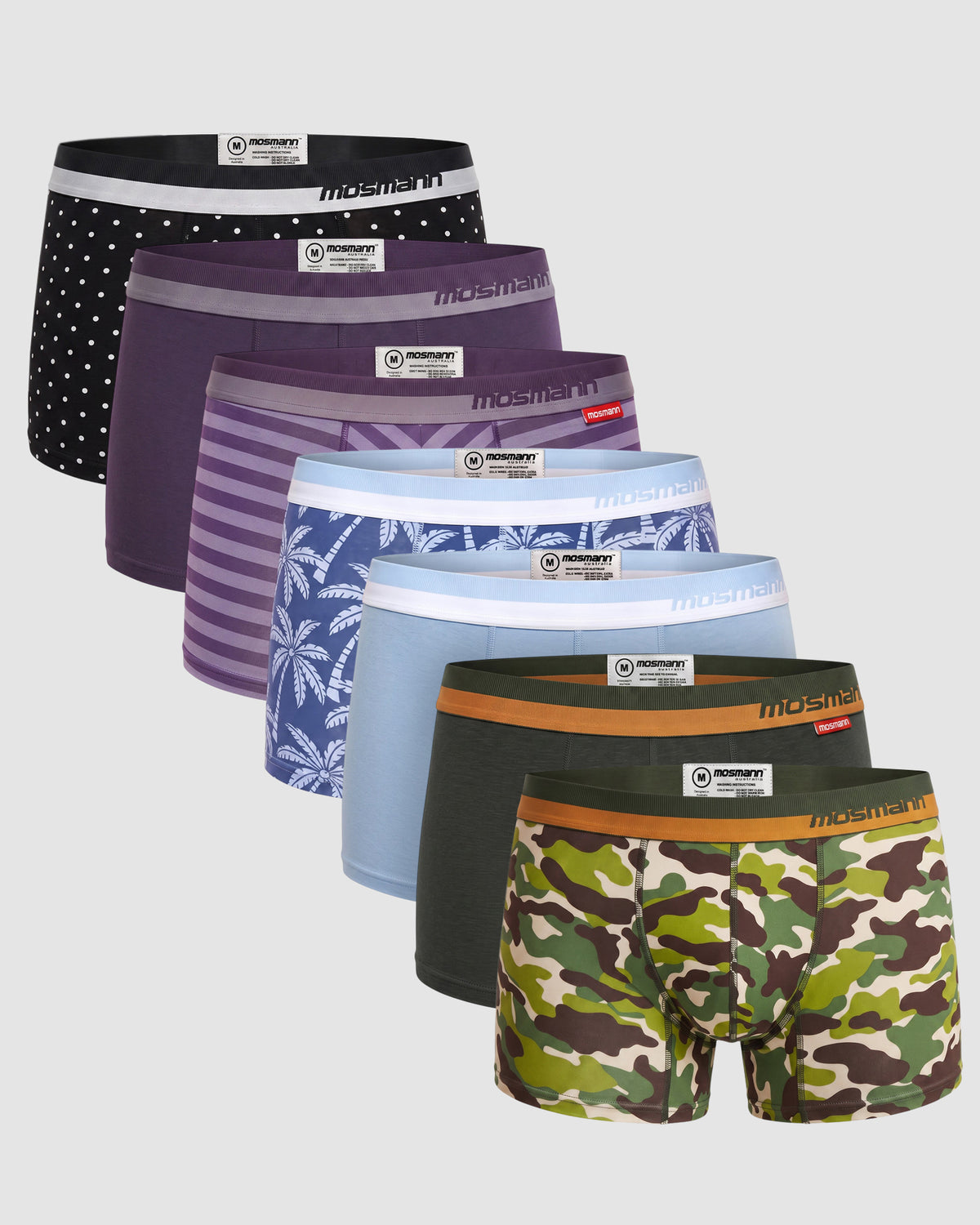 7-Pack Bamboo Trunks - Ryder