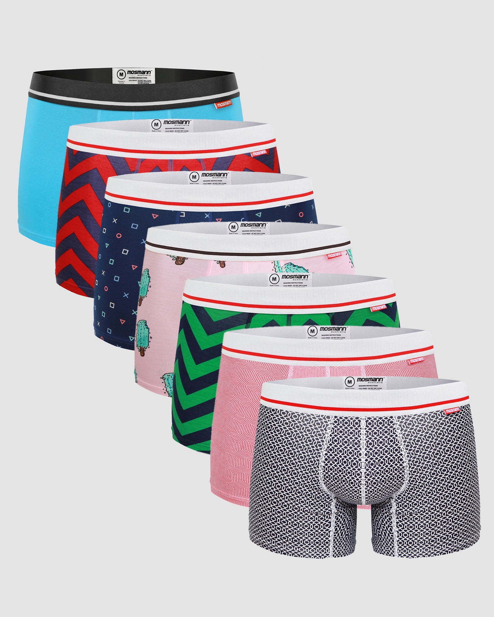 7-Pack Bamboo Trunks - Lucky