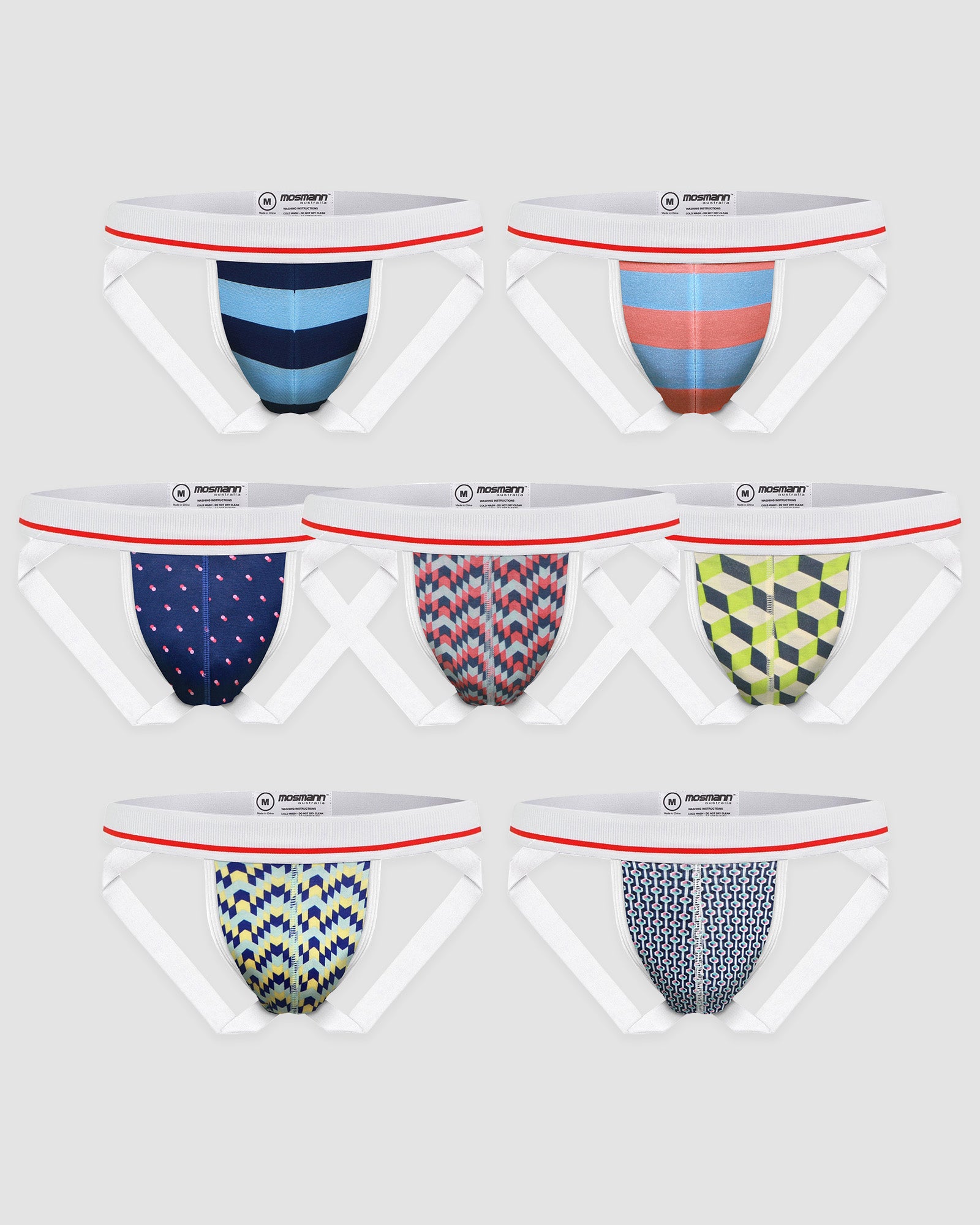 7-Pack Bamboo Jockstraps - Boston