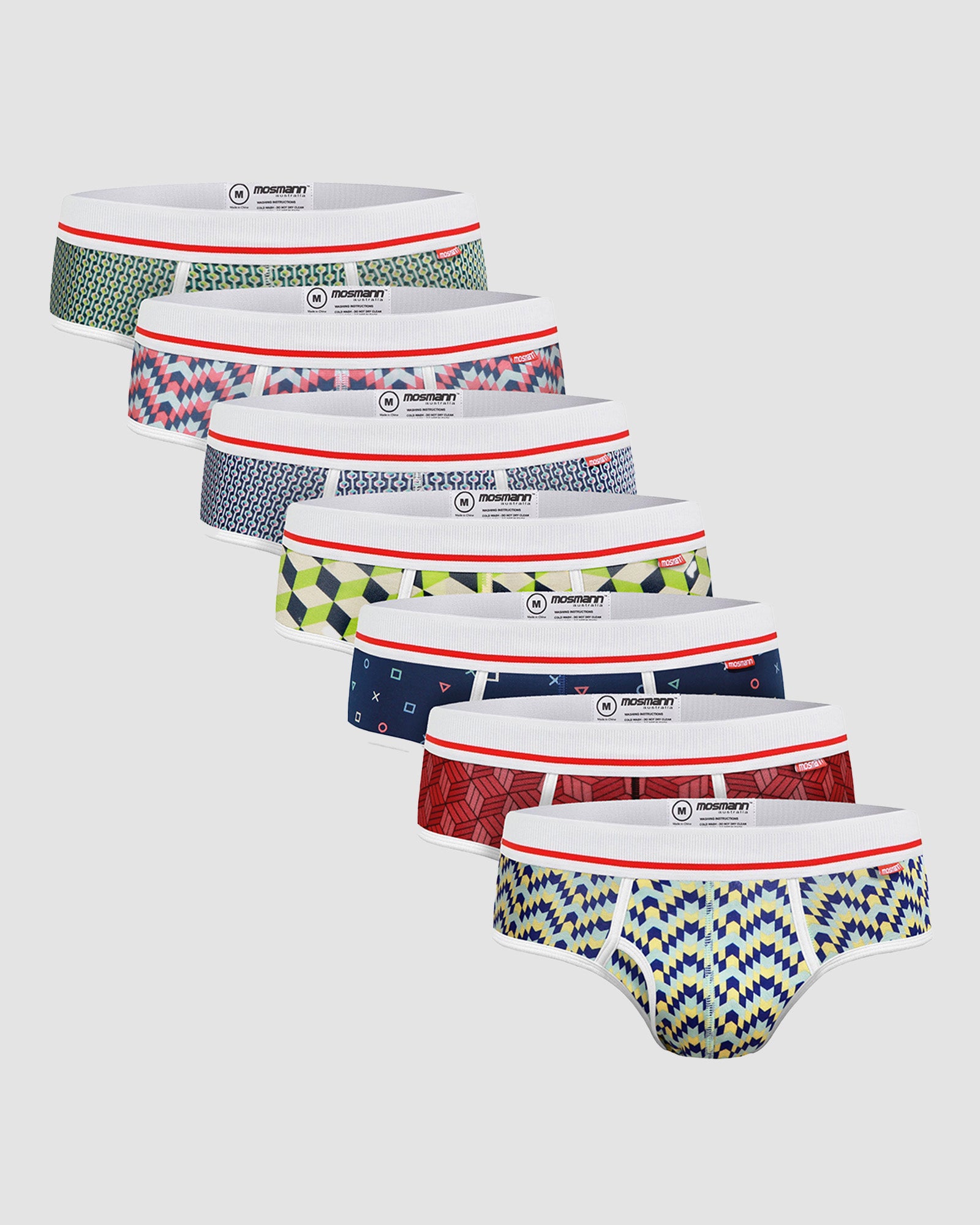 Bamboo Boys Briefs 3 pack (Bluebonnet/Flint/Soft Sand)