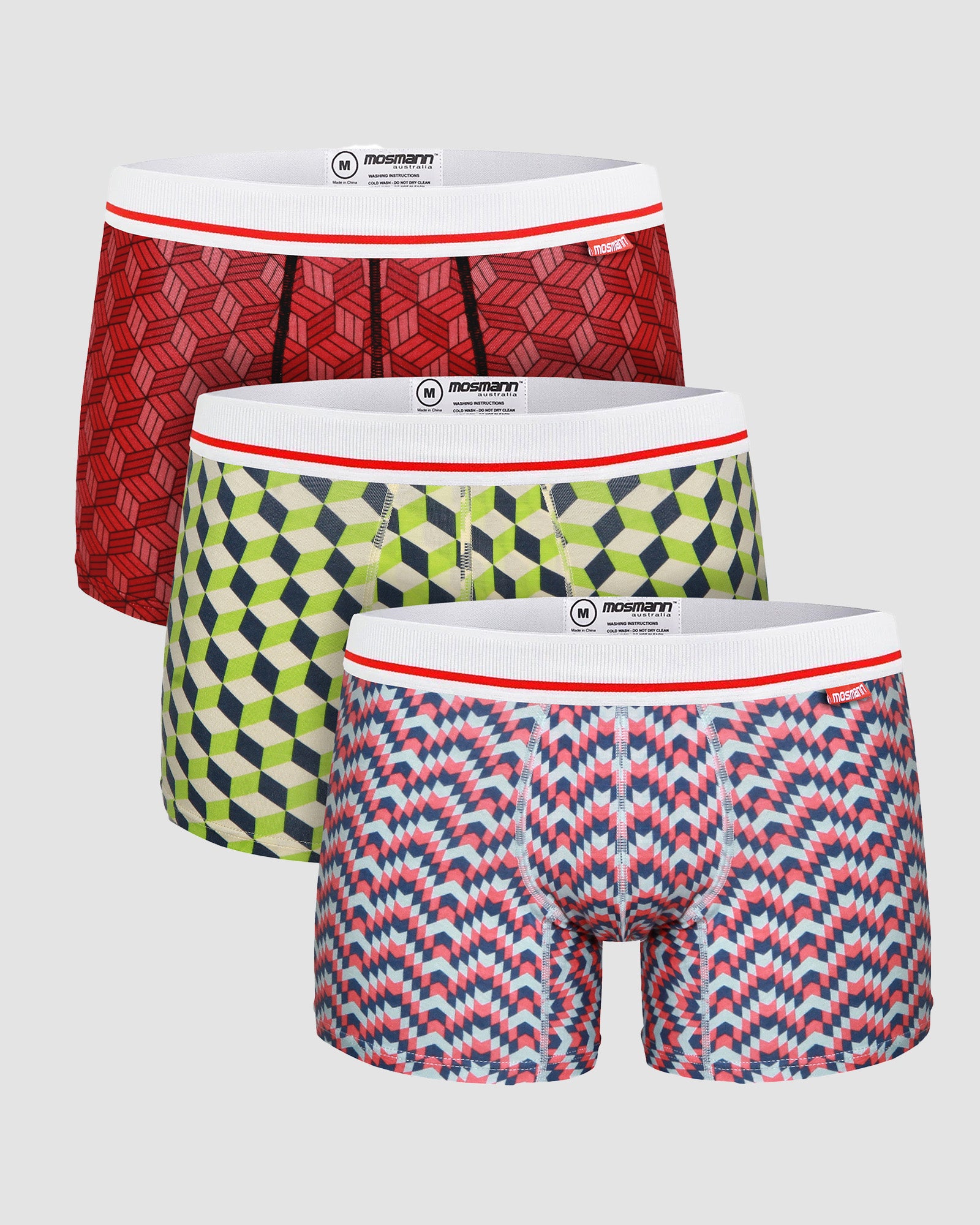 JACBASIC BAMBOO TRUNKS 3 PACK NOOS