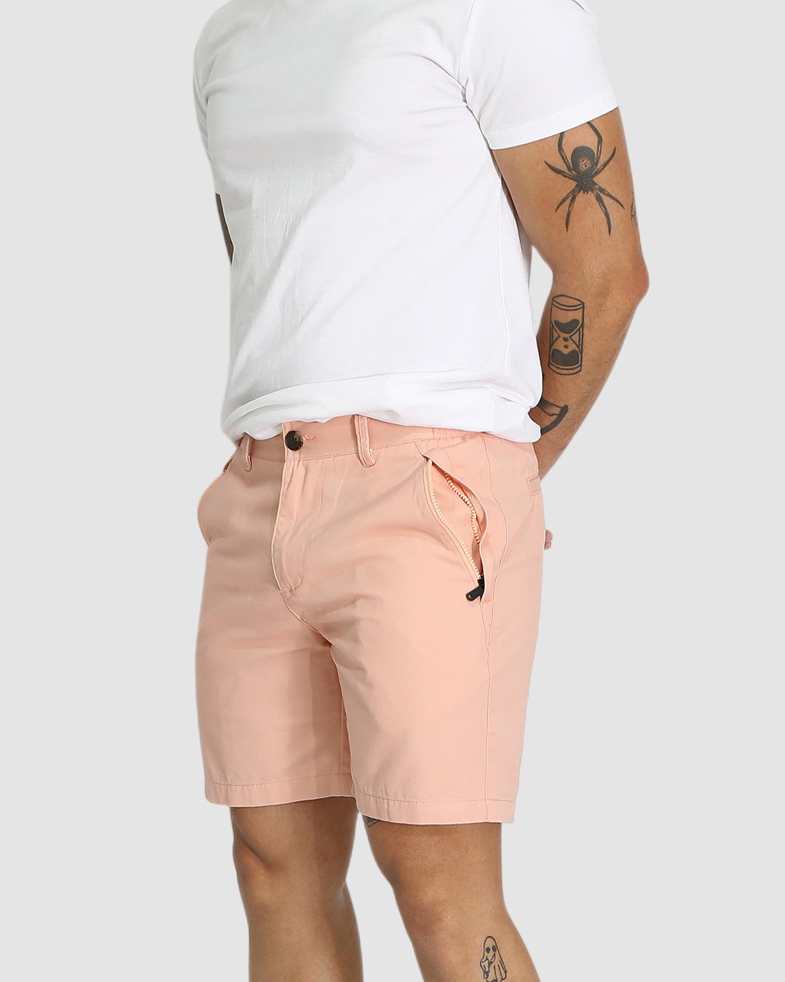 Brando Chino Shorts - Coral