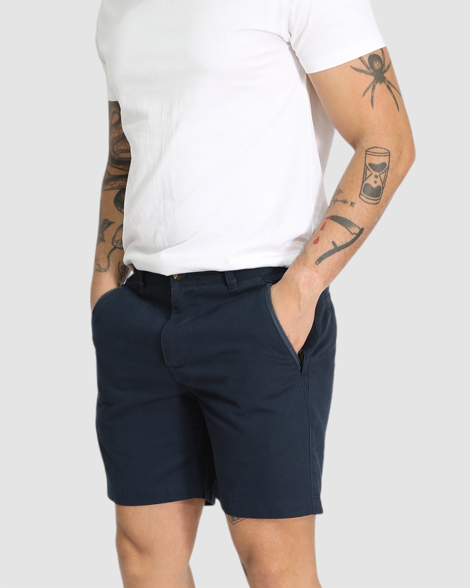 Brando Chino Shorts - Navy