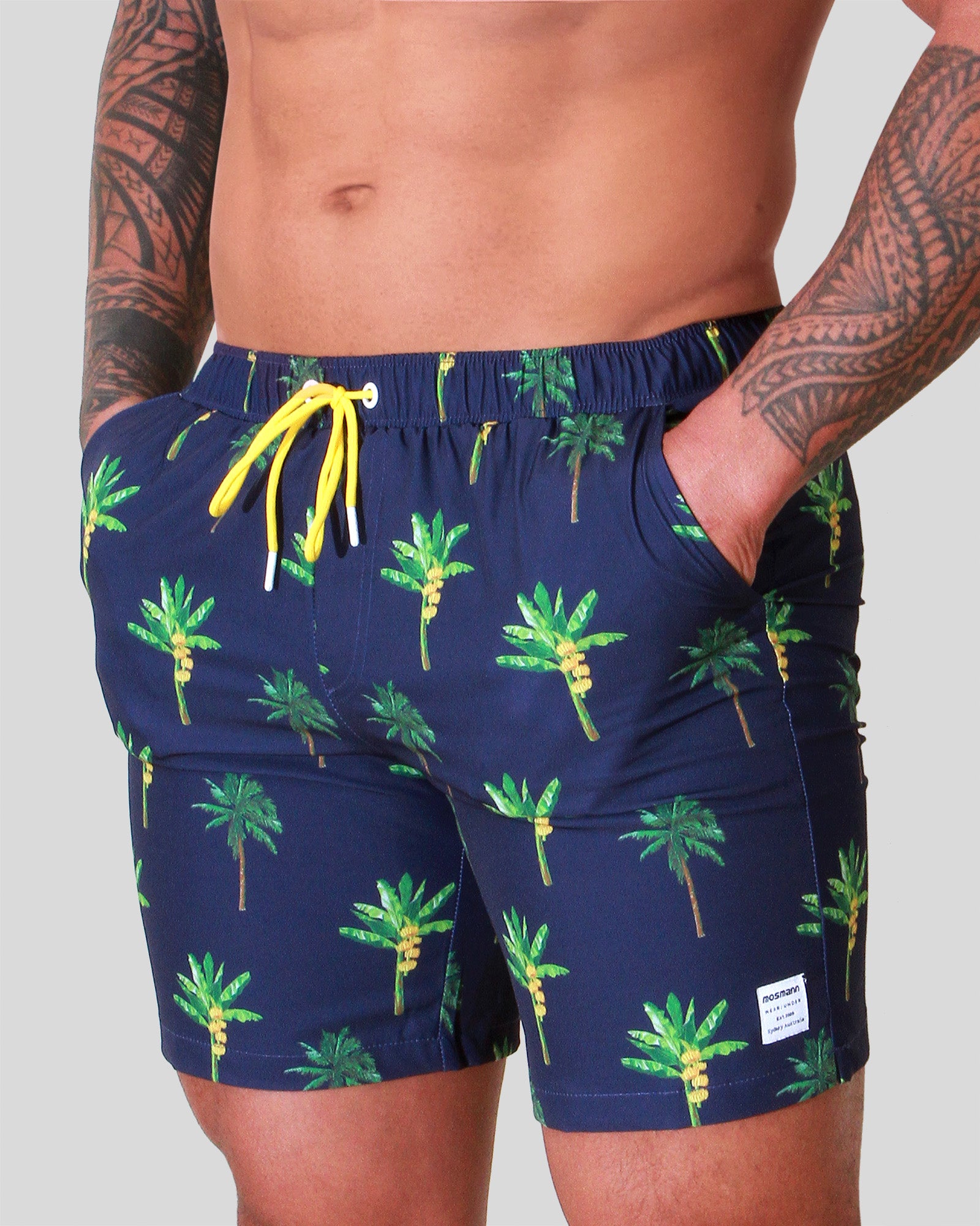 Men's Resort Swim Shorts - La Banana (Navy)