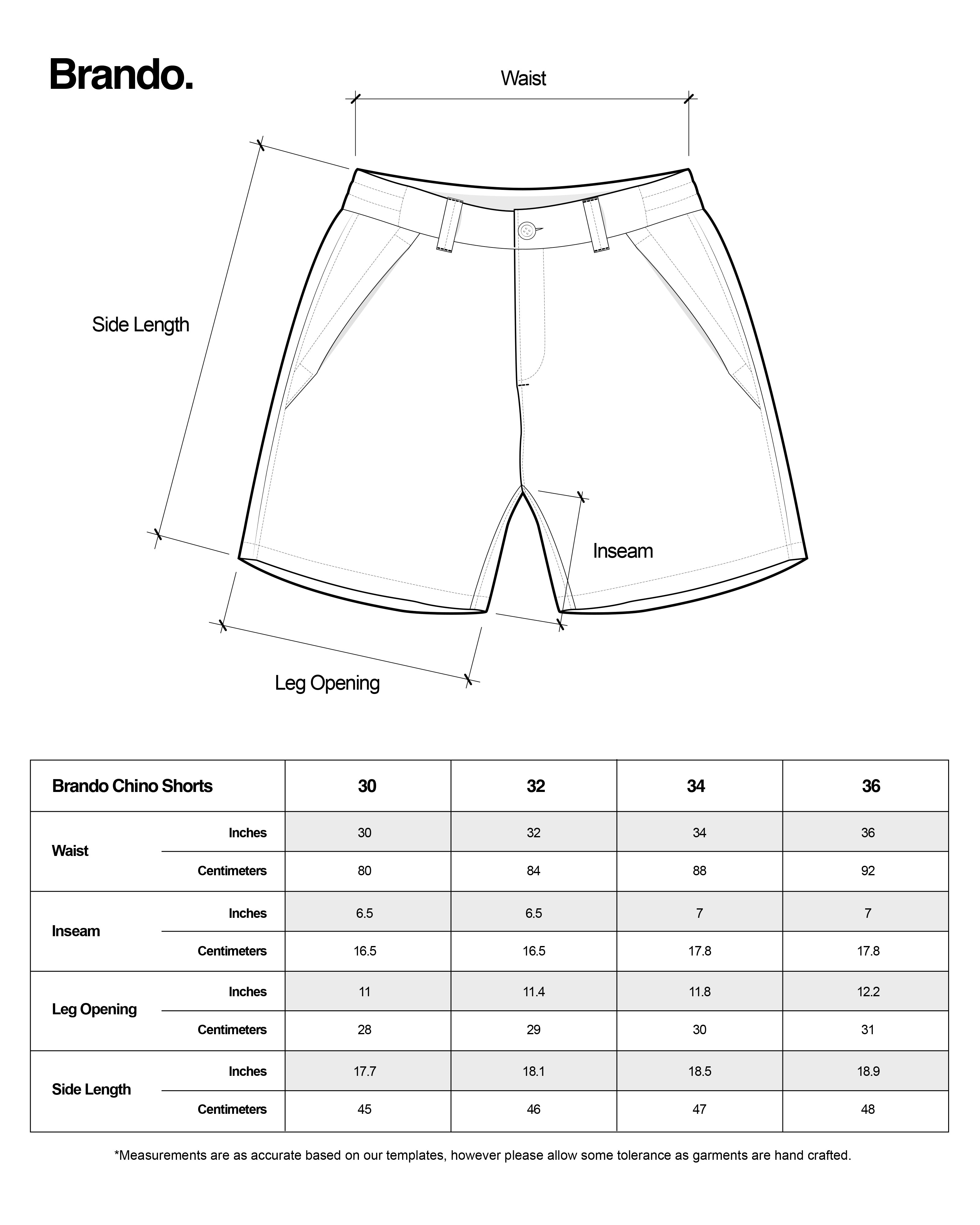 Brando Chino Shorts - Beige