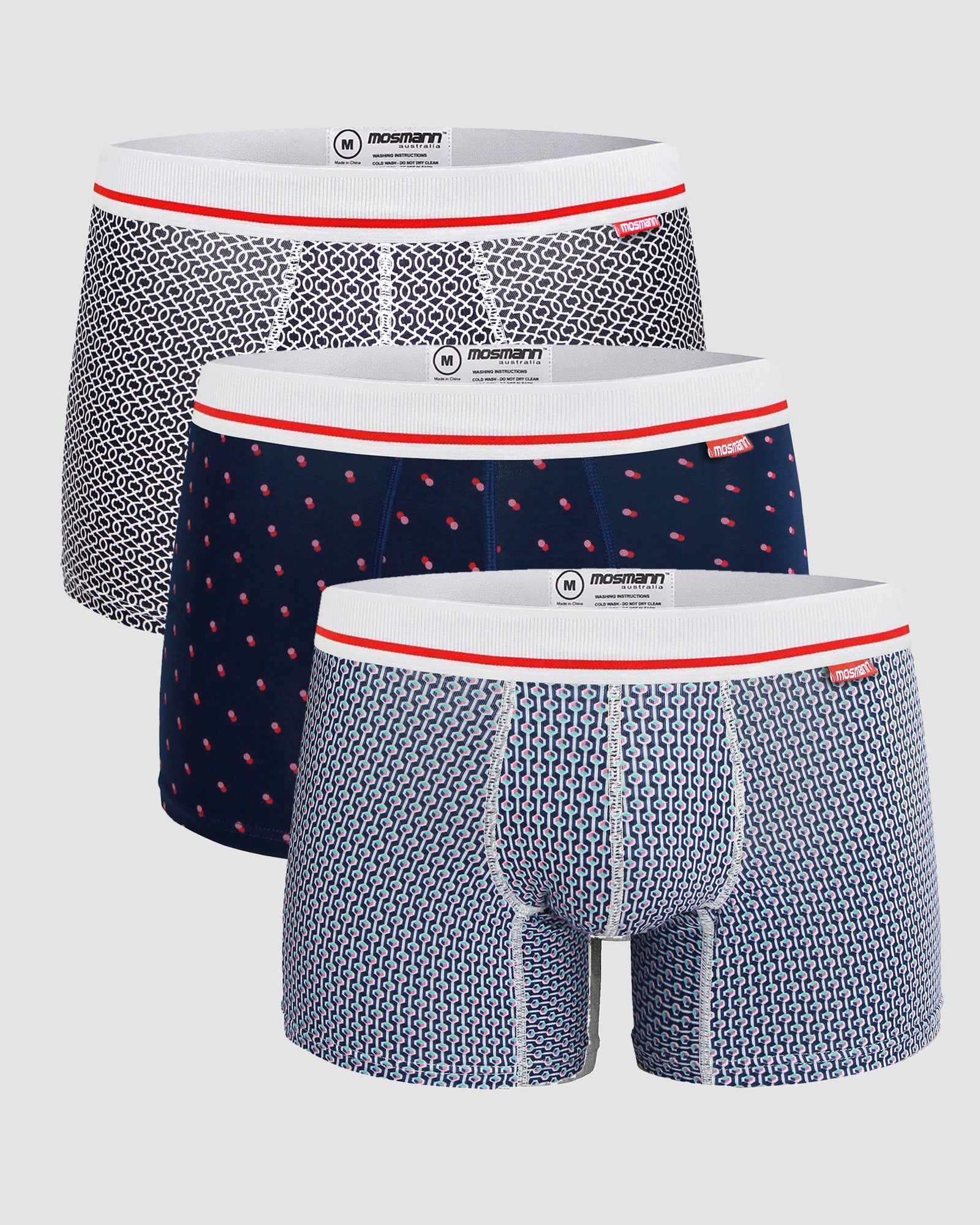 3-Pack Trunks - Cobalt