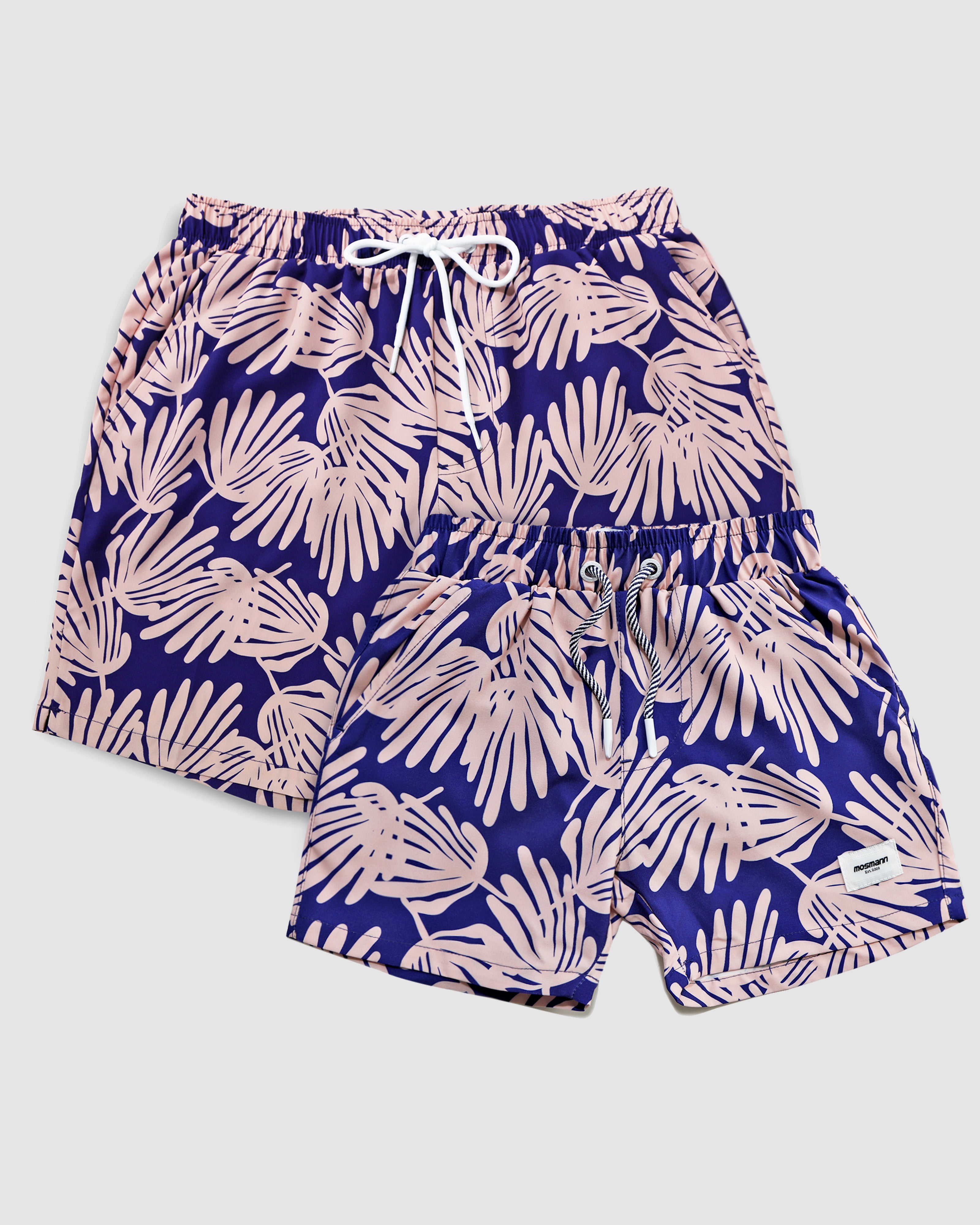 Father and Son Matching swim shorts - Montserrat