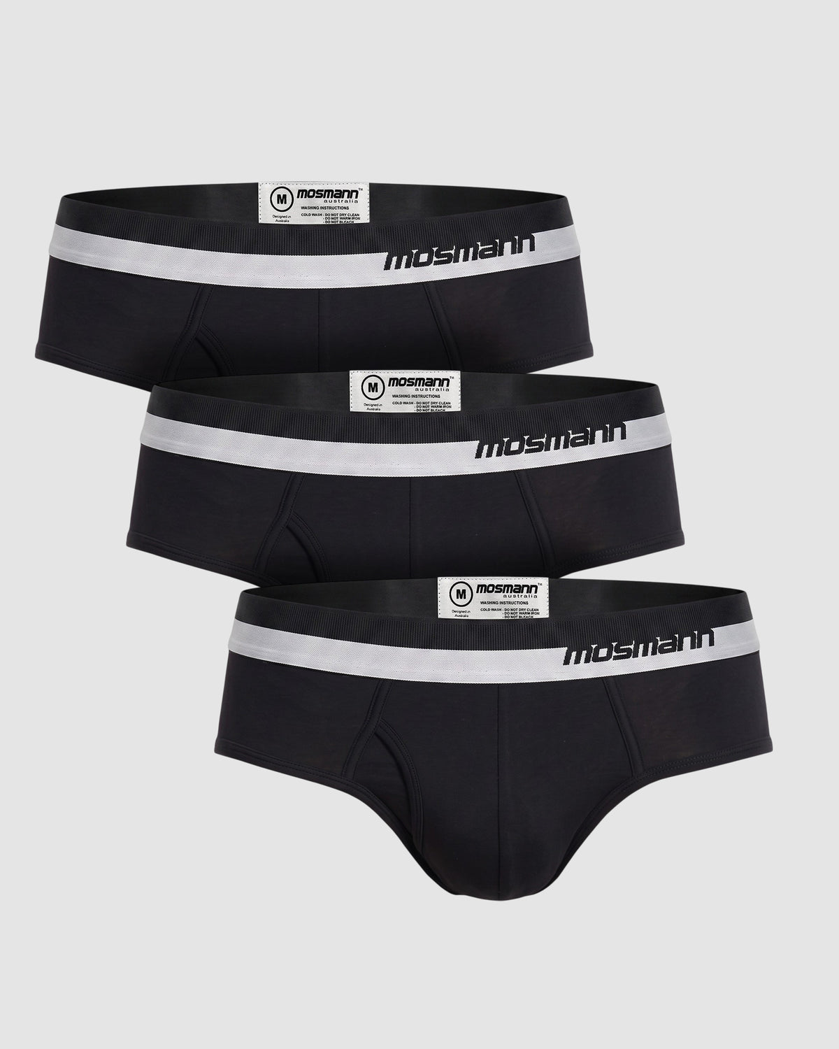 3-Pack Bamboo Briefs - Noir