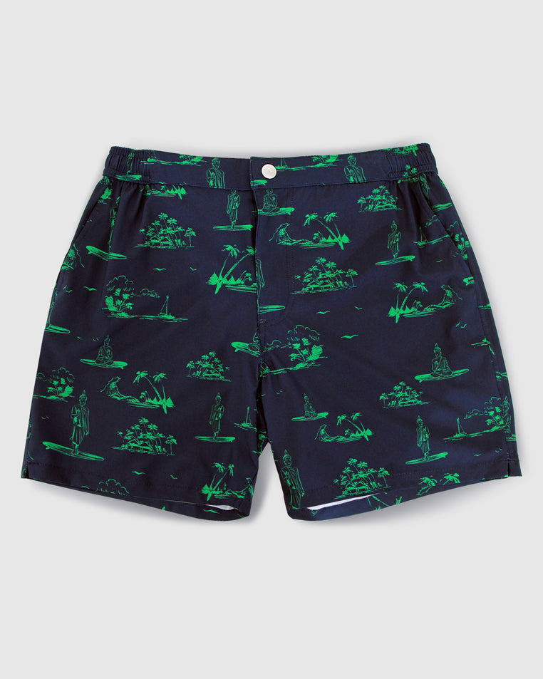 Mens Swim Shorts - The Surfing Buddha
