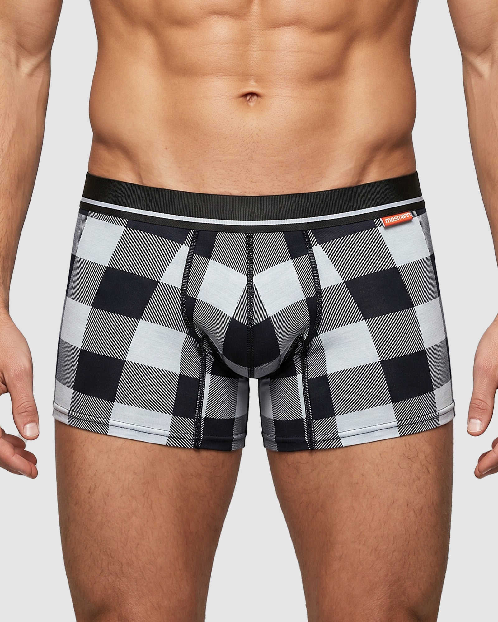 Men's Bamboo Trunks - Checkmate