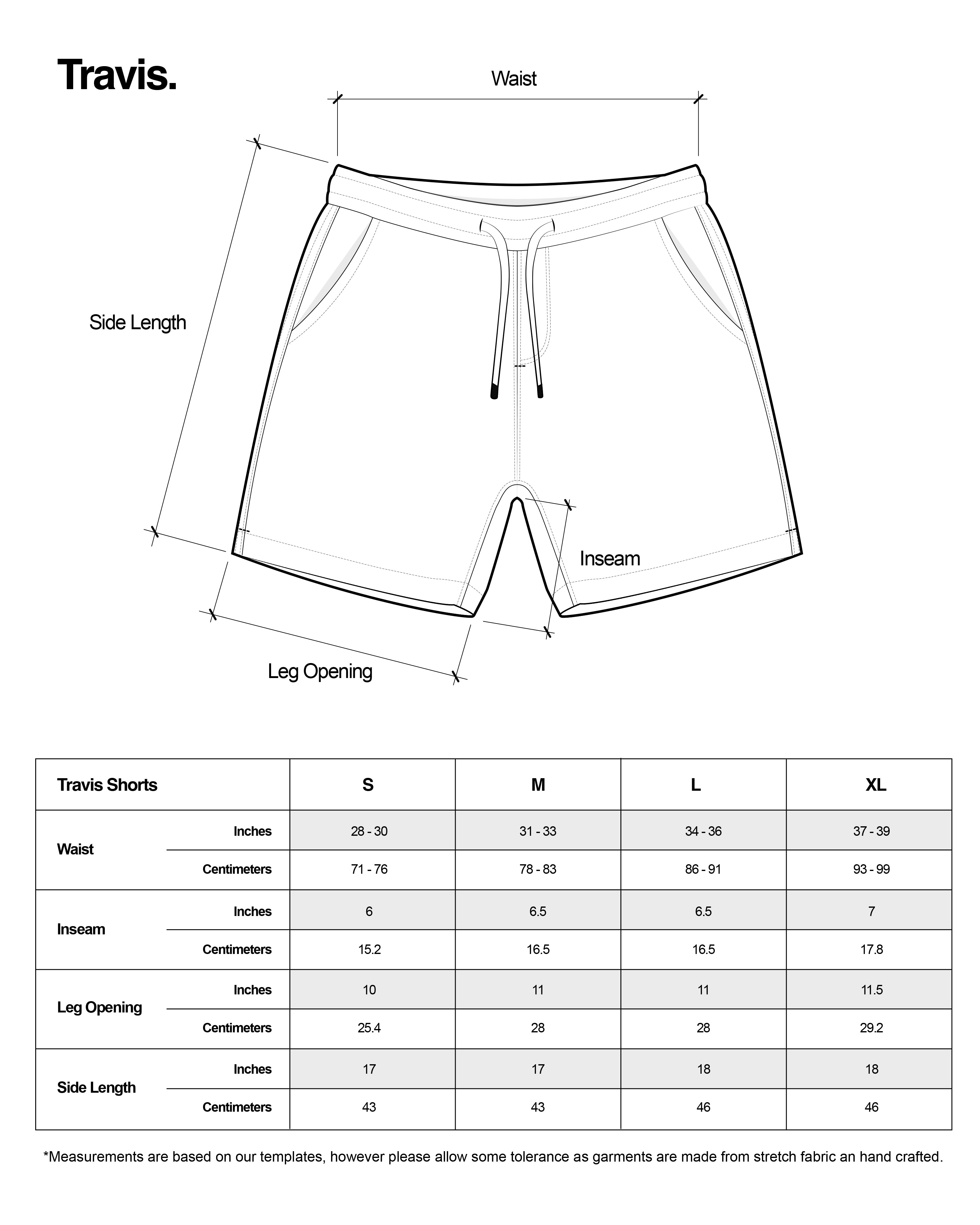 Travis Casual Shorts - Charcoal