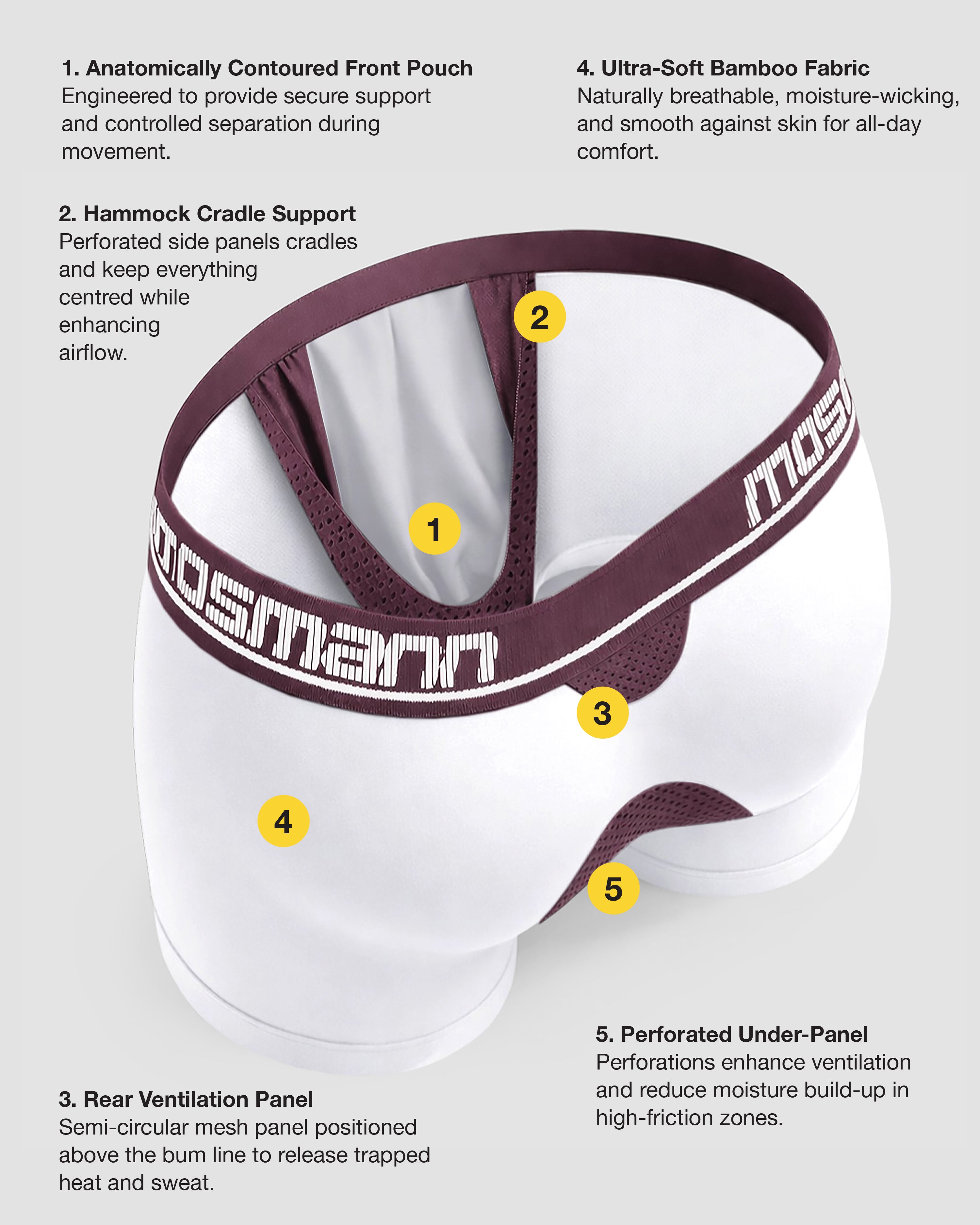 Men's Bamboo Trunks - Zues