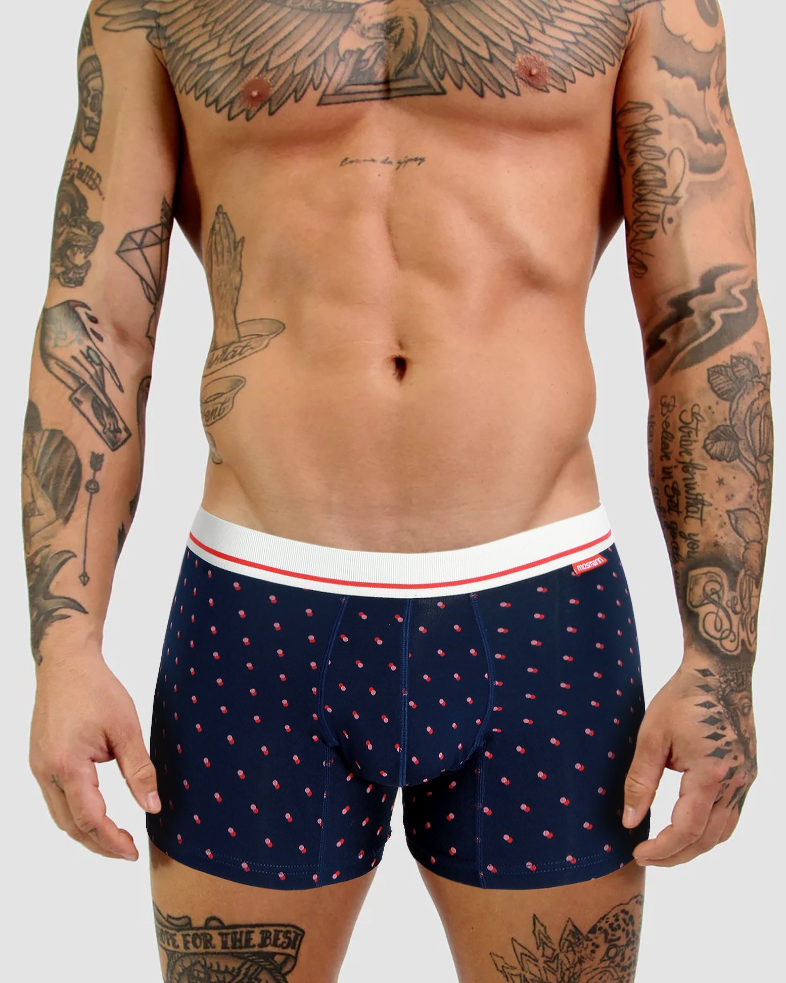 Blue Polka Model Front.jpg