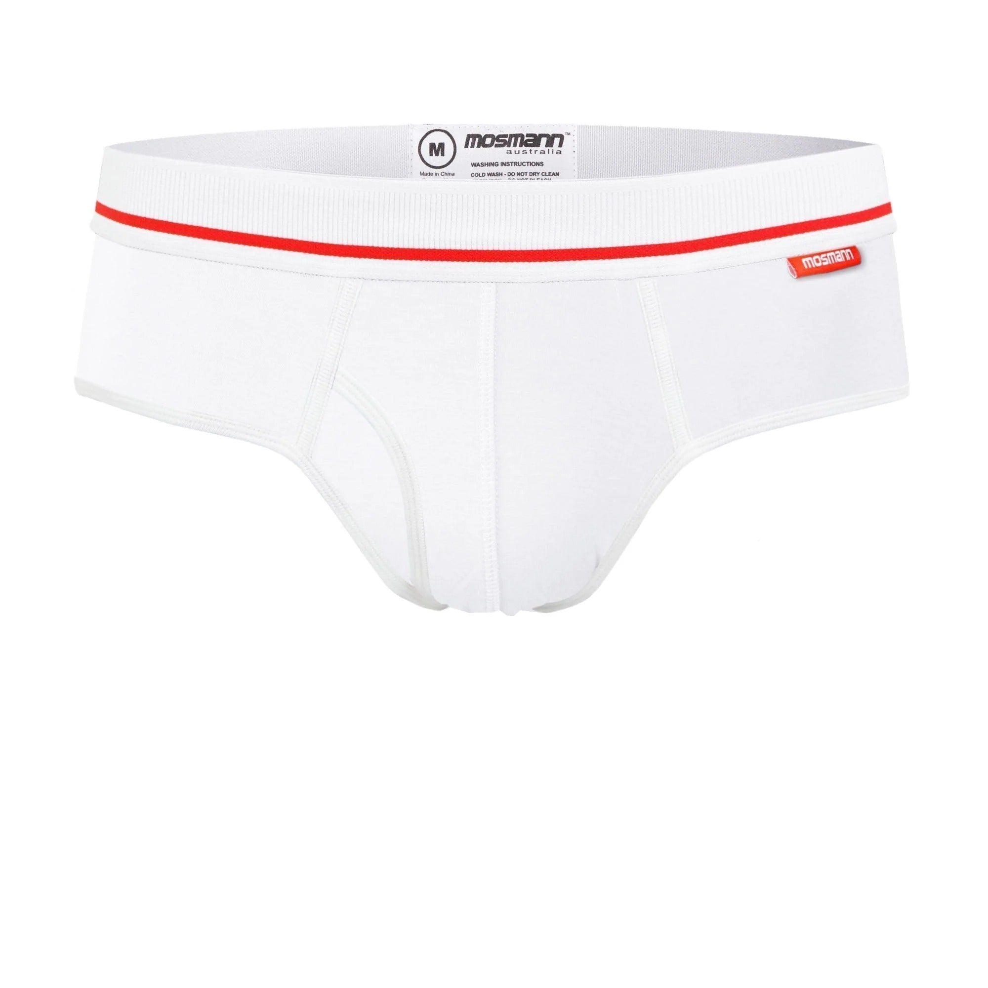 Mens White Brief