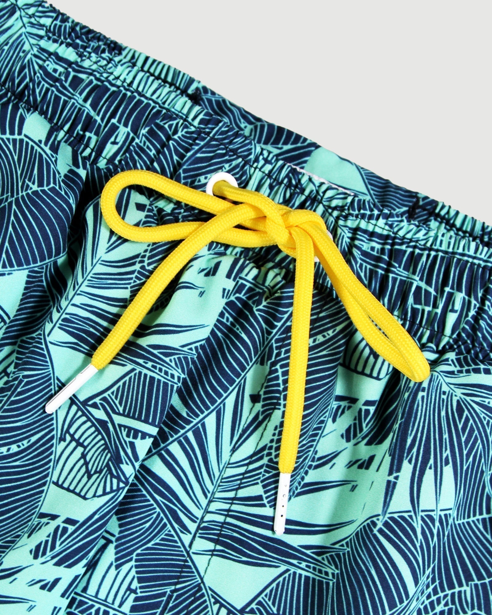 Yellow Draw Cord Men's Swim Short