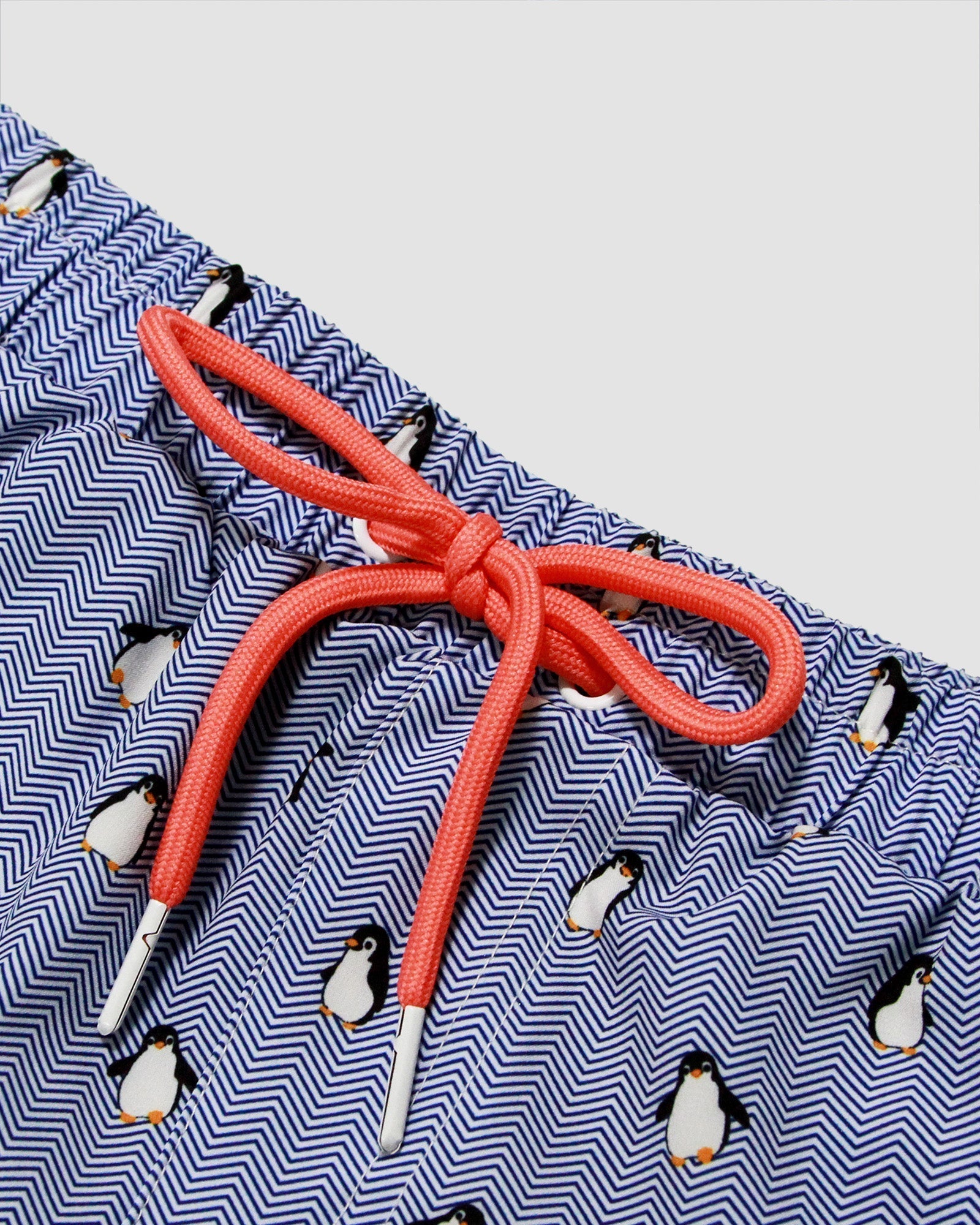 Blue Boy's Swim Short Red lace