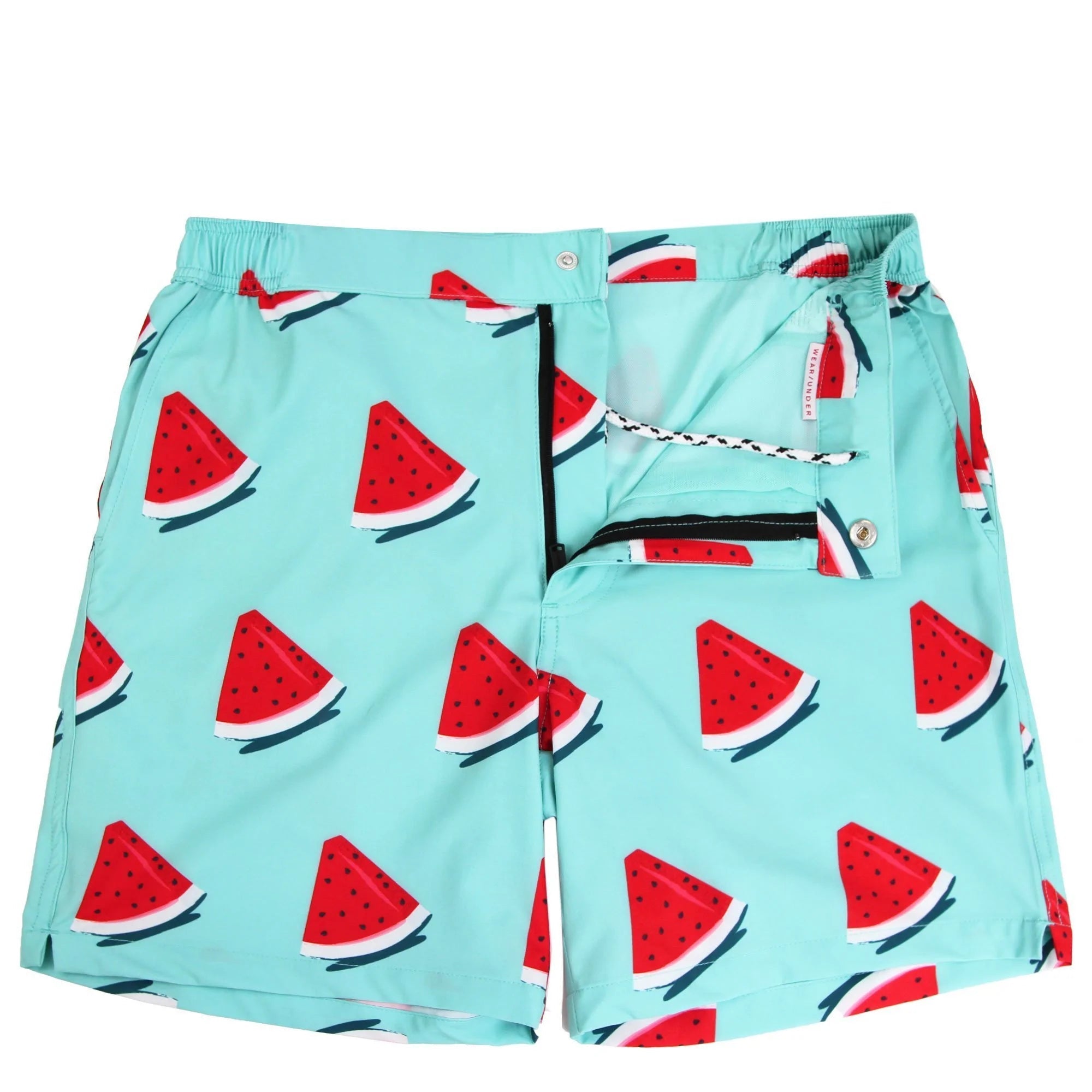 Blue watermelon Print Men's Resort Shorts