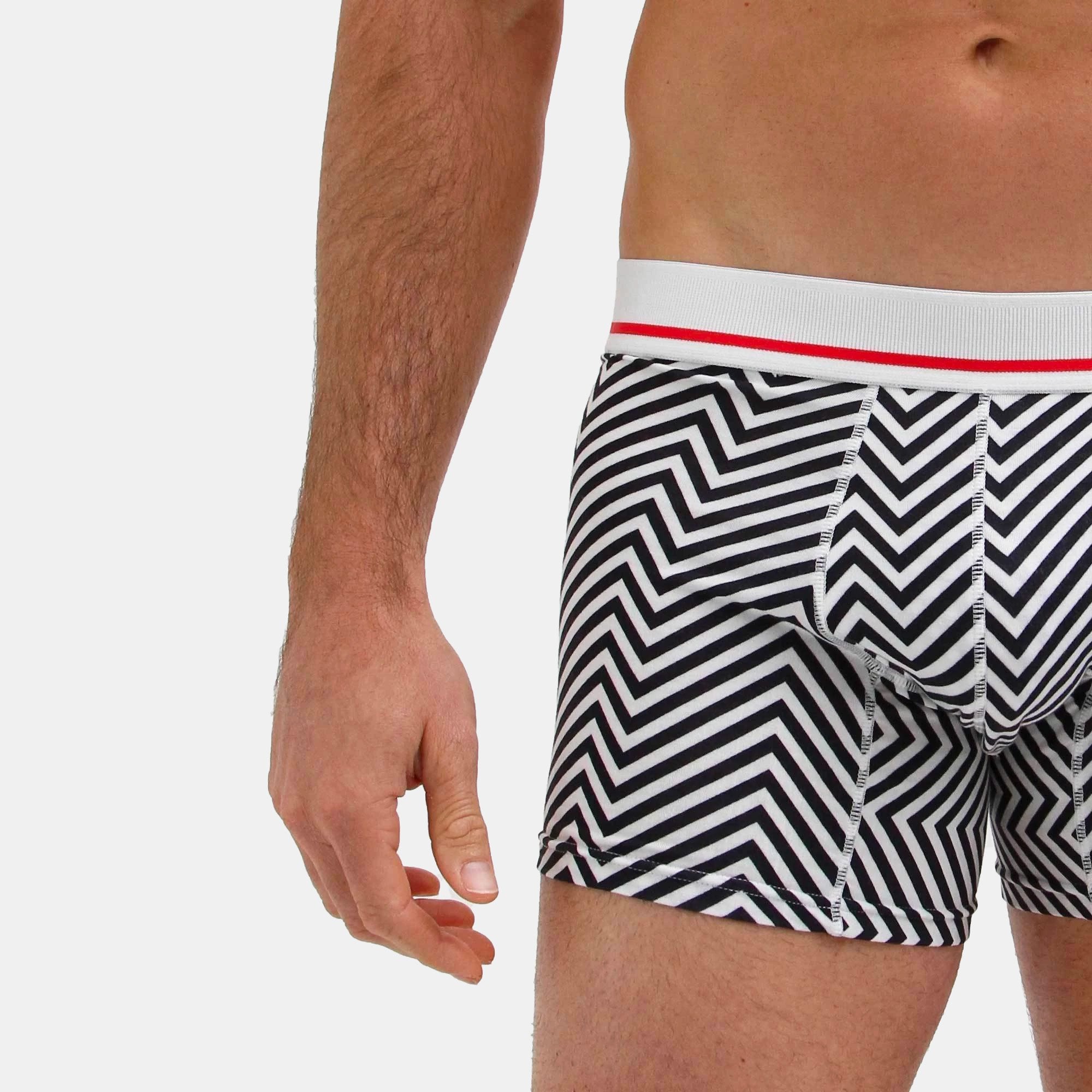 White black men's trunk