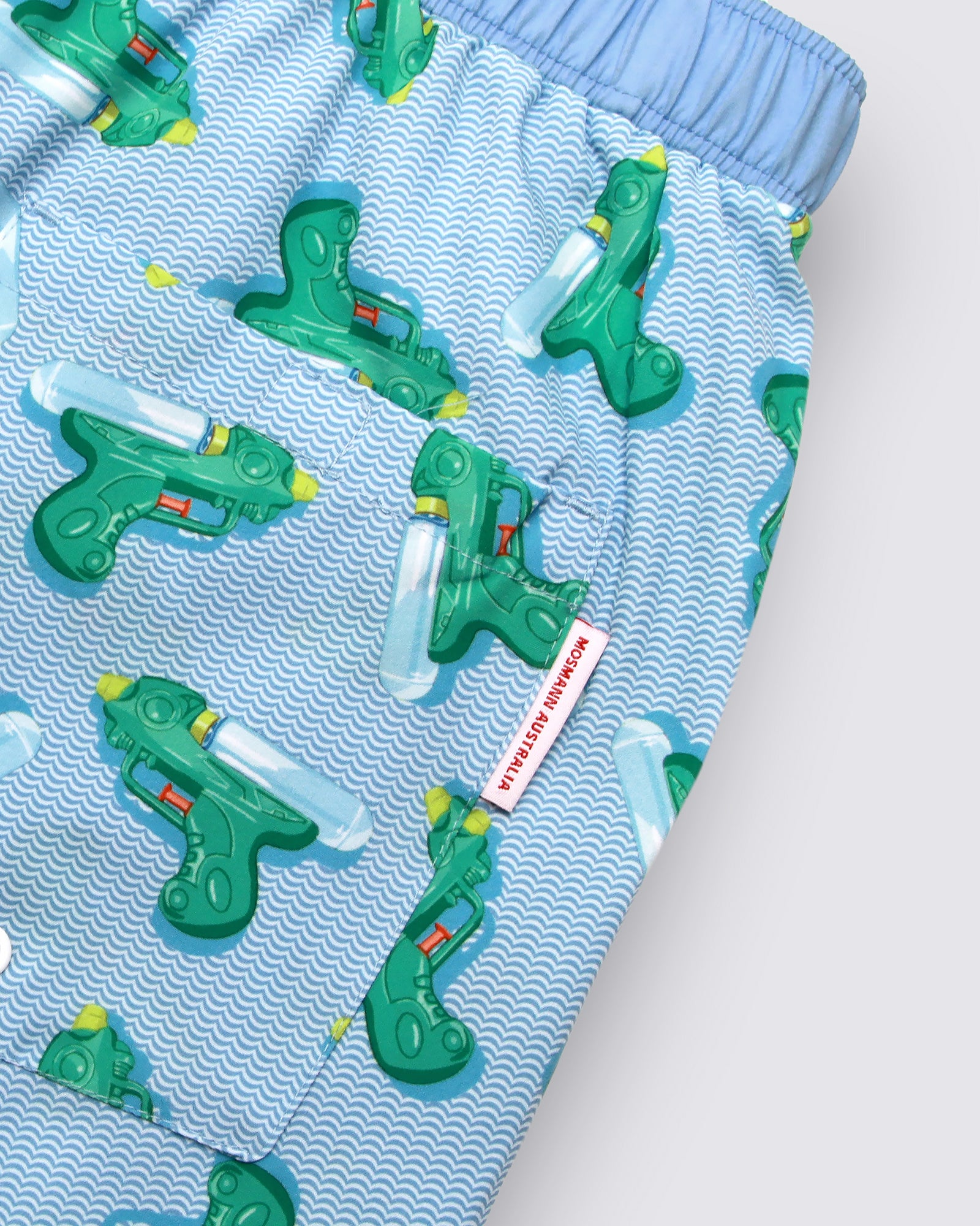 Water Pistol Print Men's Swim Shorts.jpg