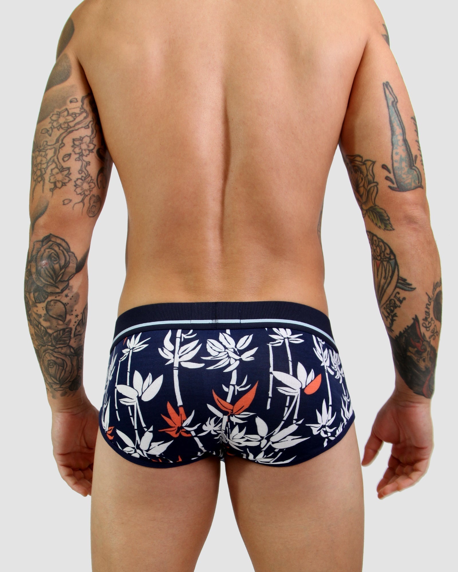 Tropical print black men's Underwear