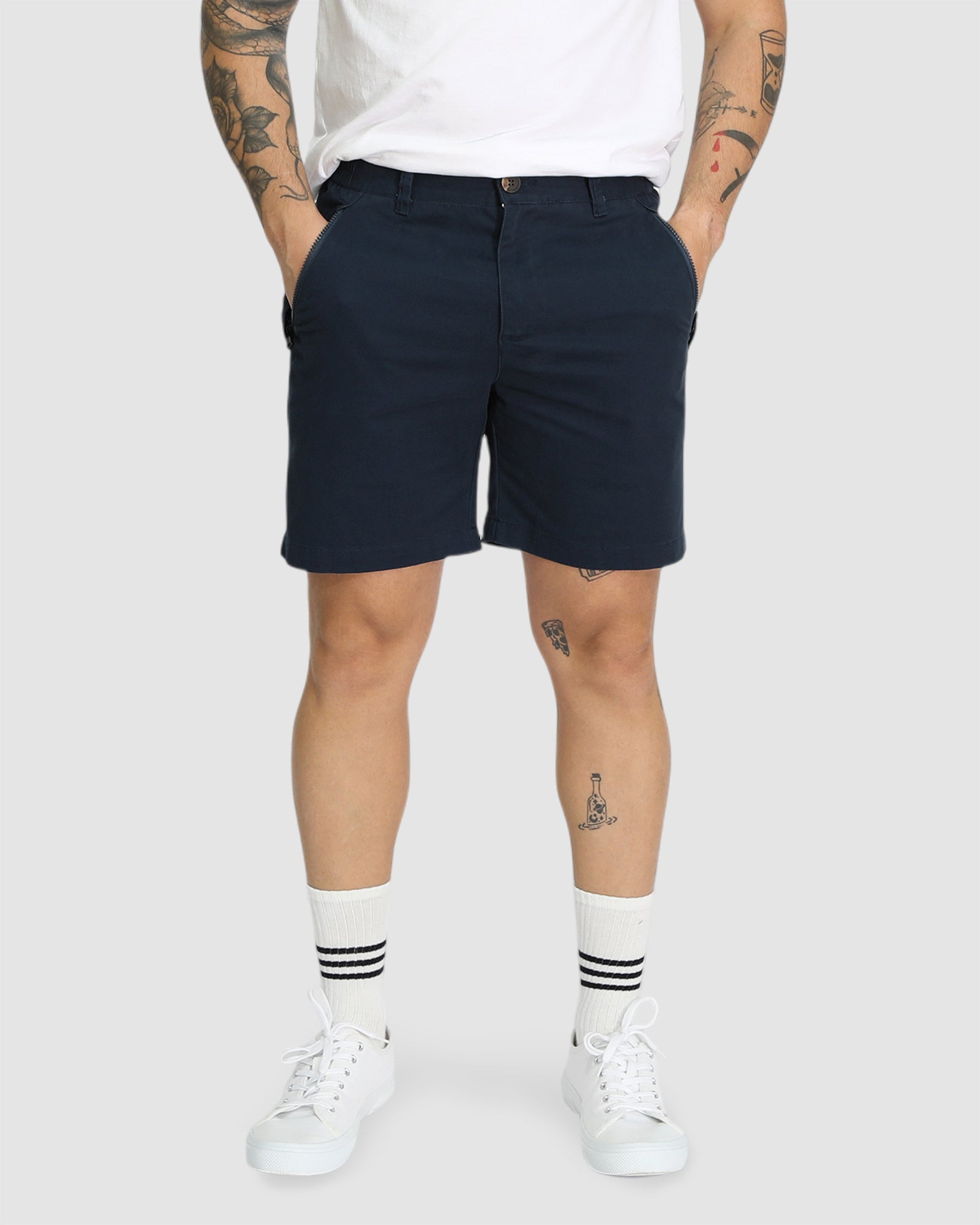 Brando Chino Shorts - Navy