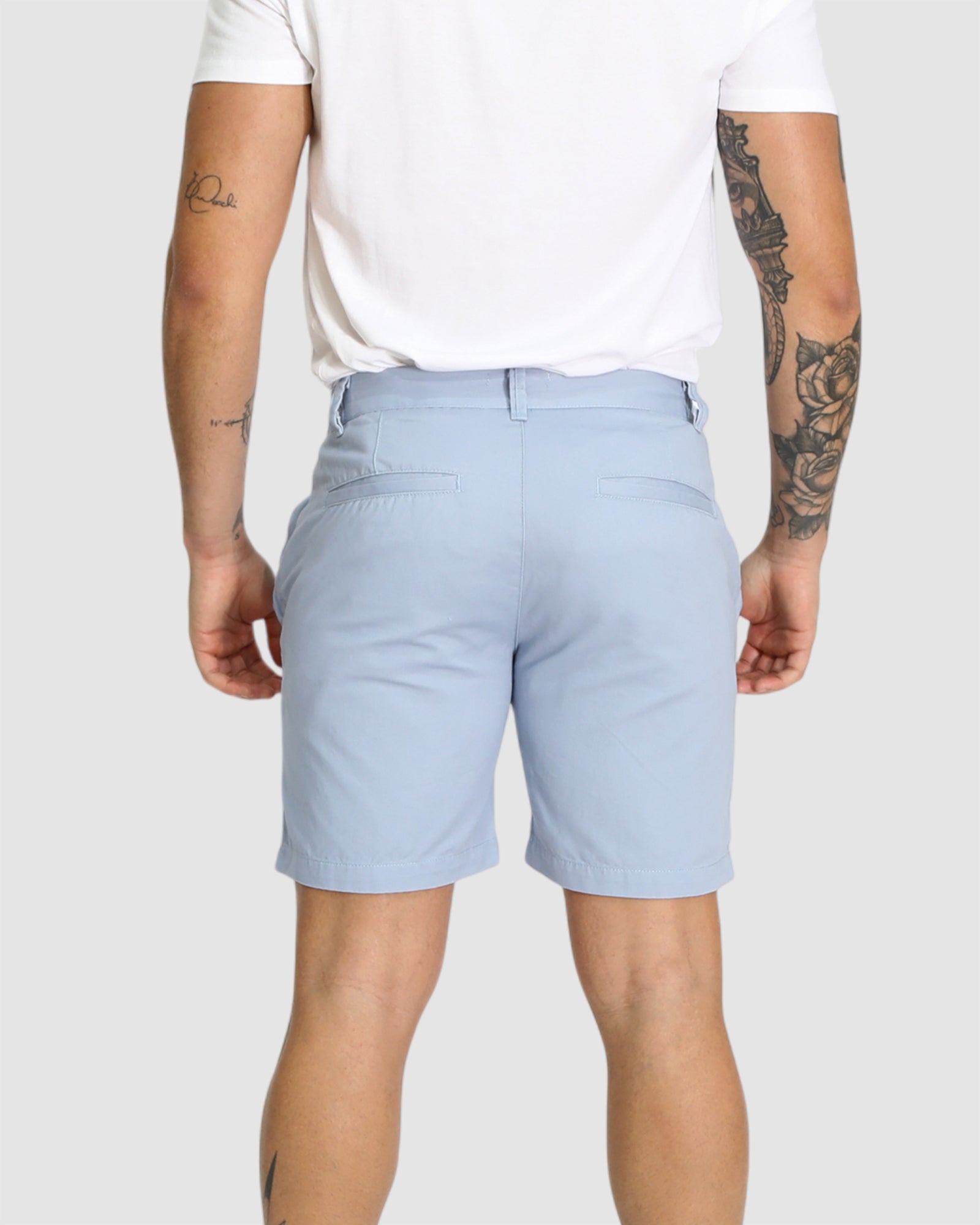 Brando Chino Shorts - Sky