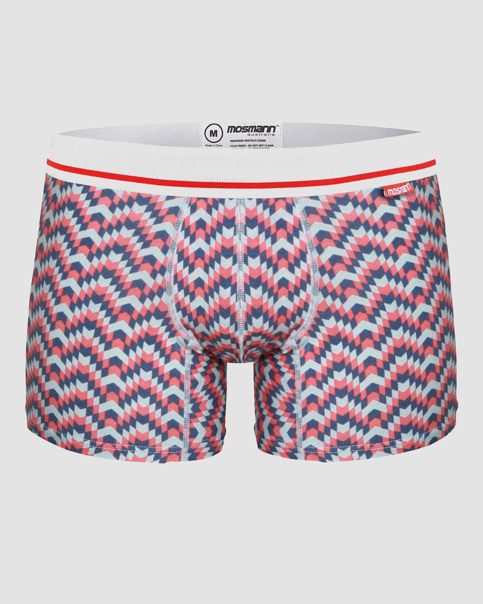 MENS BAMBOO UNDERWEAR CHEVRON PRINT Mosmann Australia