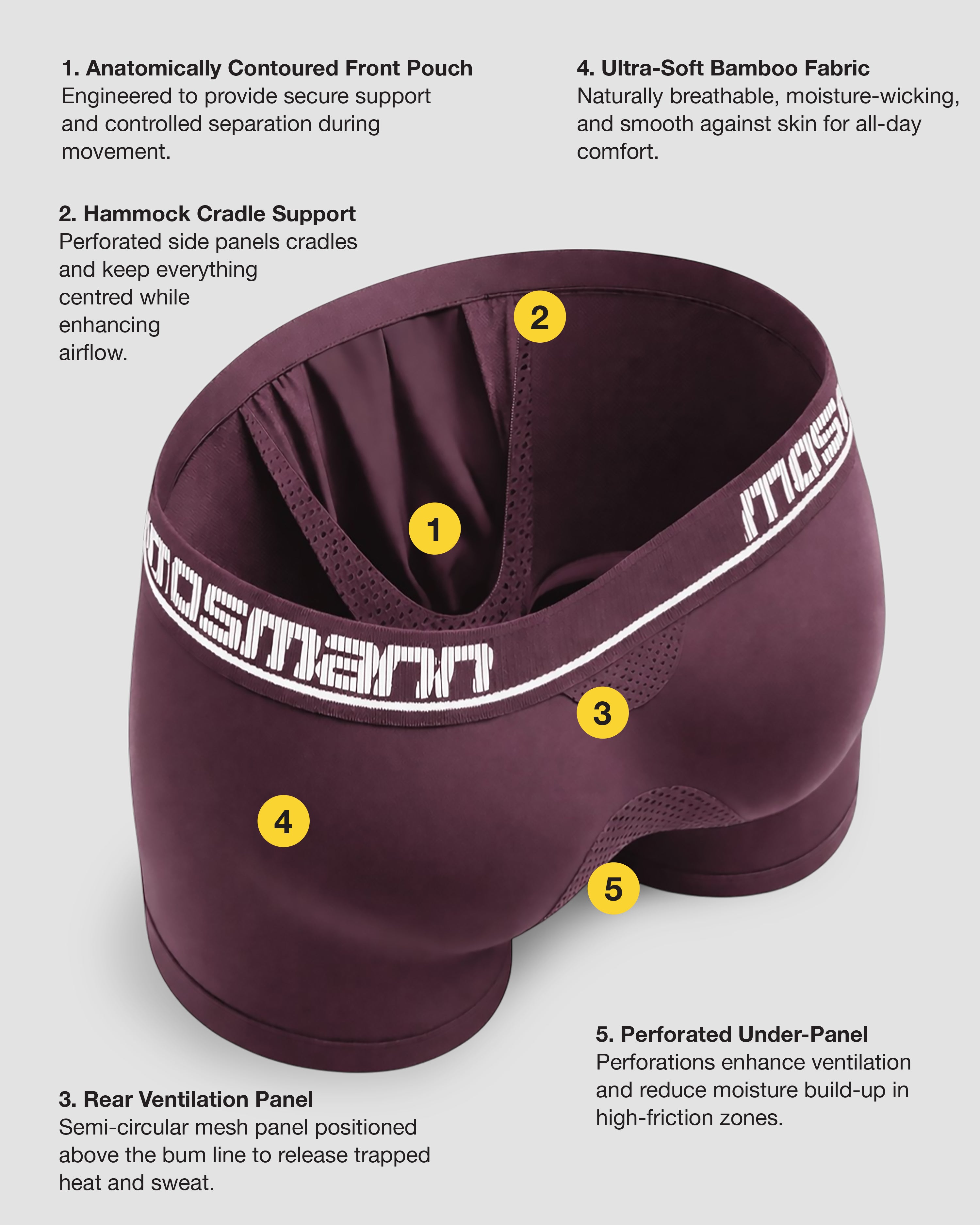 Men's Bamboo Trunks - Apollo