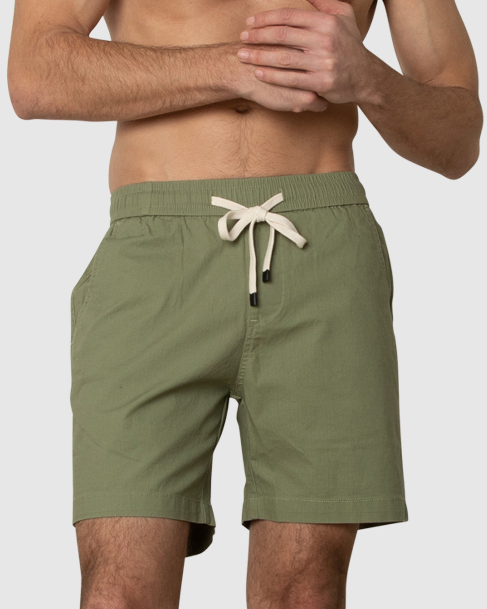 Travis Casual Shorts - Moss