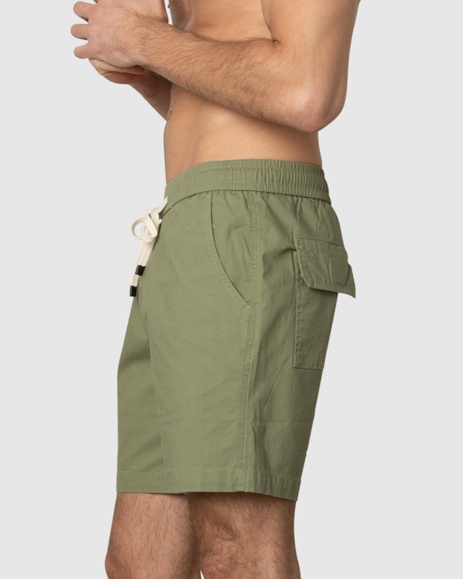 Travis Casual Shorts - Moss