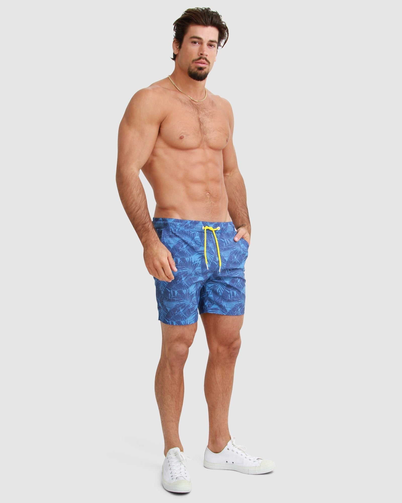 Father and Son Matching swim shorts - Hamilton (Blue)