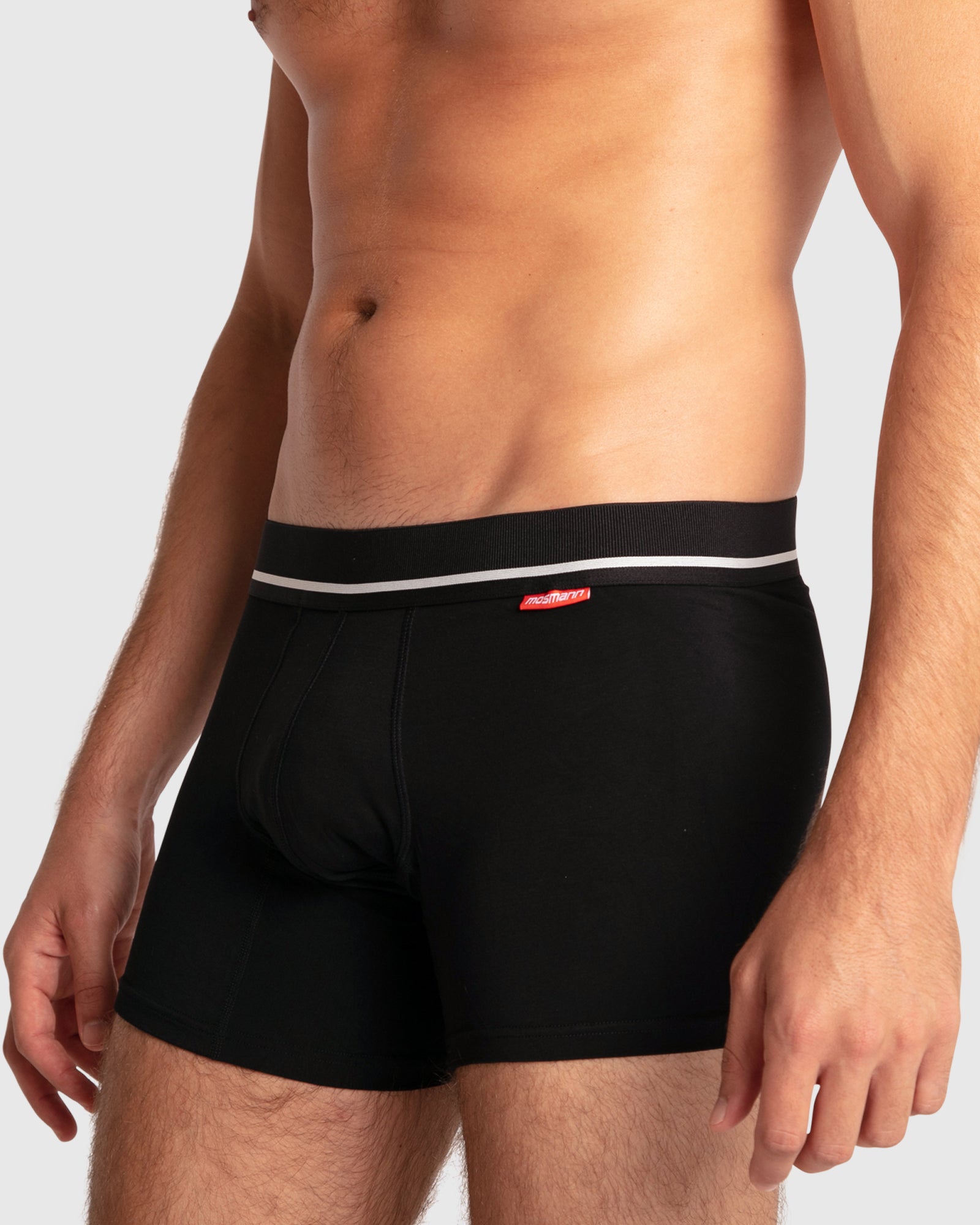 MENS BAMBOO TRUNK  - PEPPER