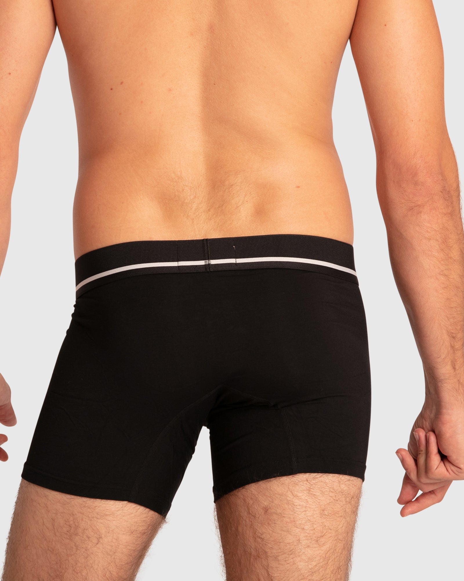 MENS BAMBOO TRUNK  - PEPPER