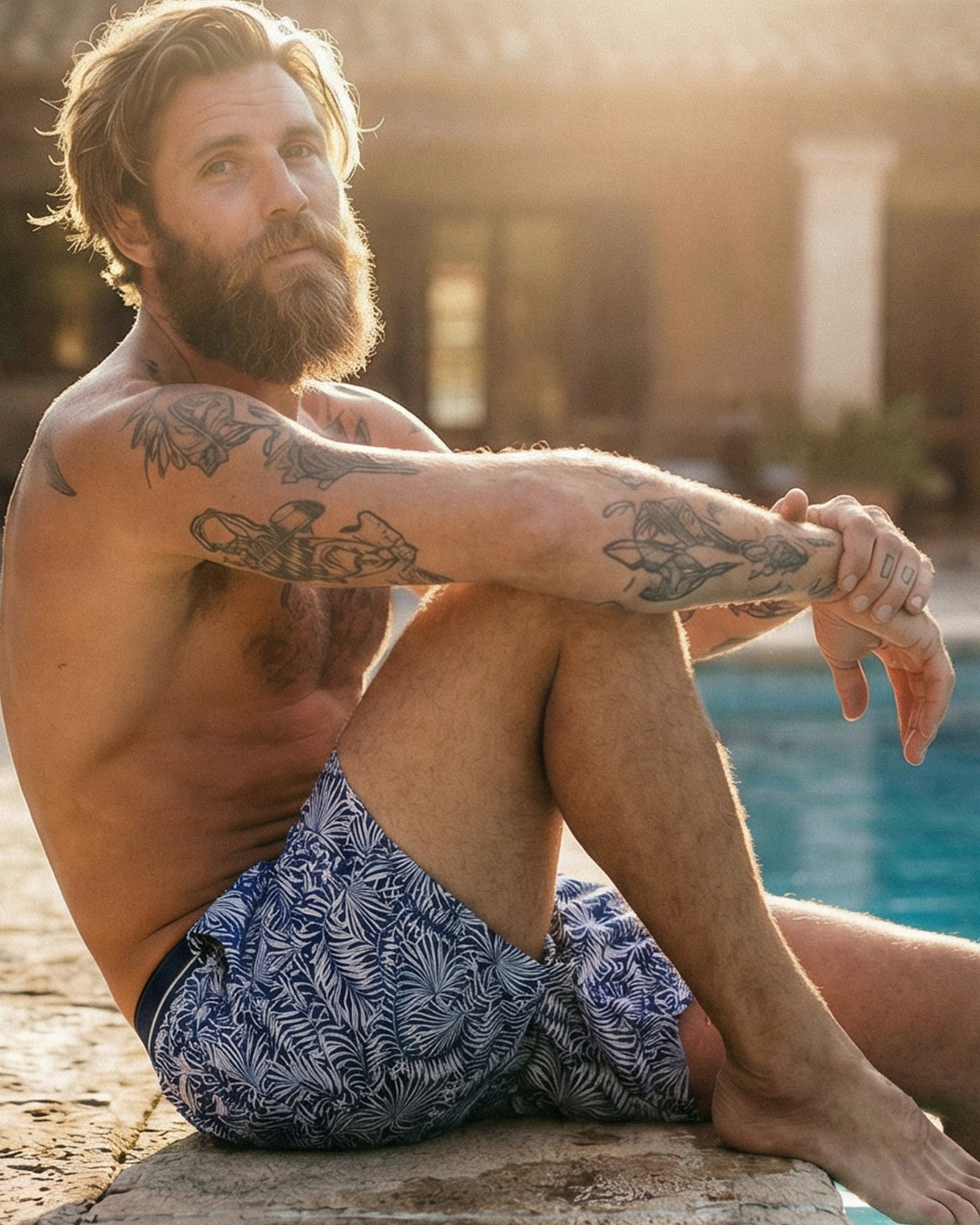 Men's Swim Shorts - Fiesta