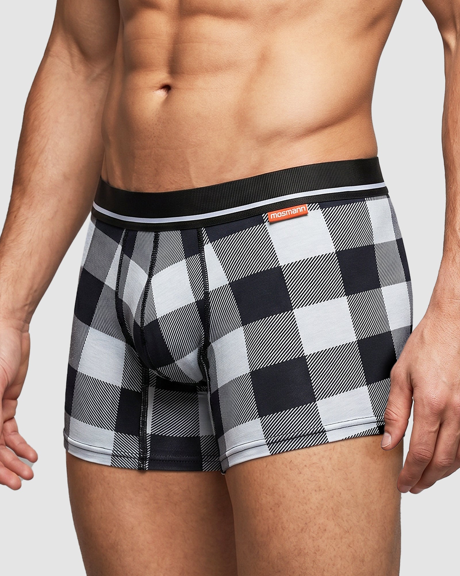 Men's Bamboo Trunks - Checkmate