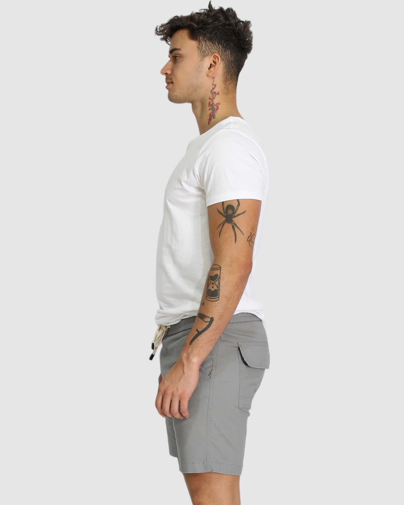 Travis Casual Shorts - Grey