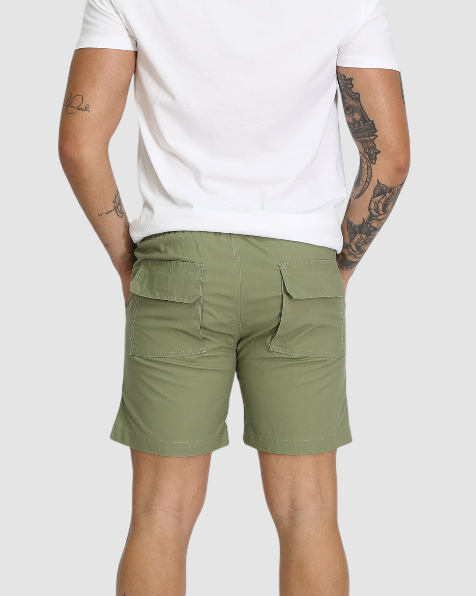 Travis Casual Shorts - Moss