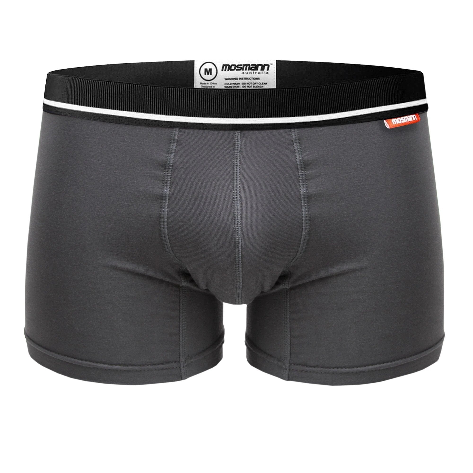 Black grey men's trunk
