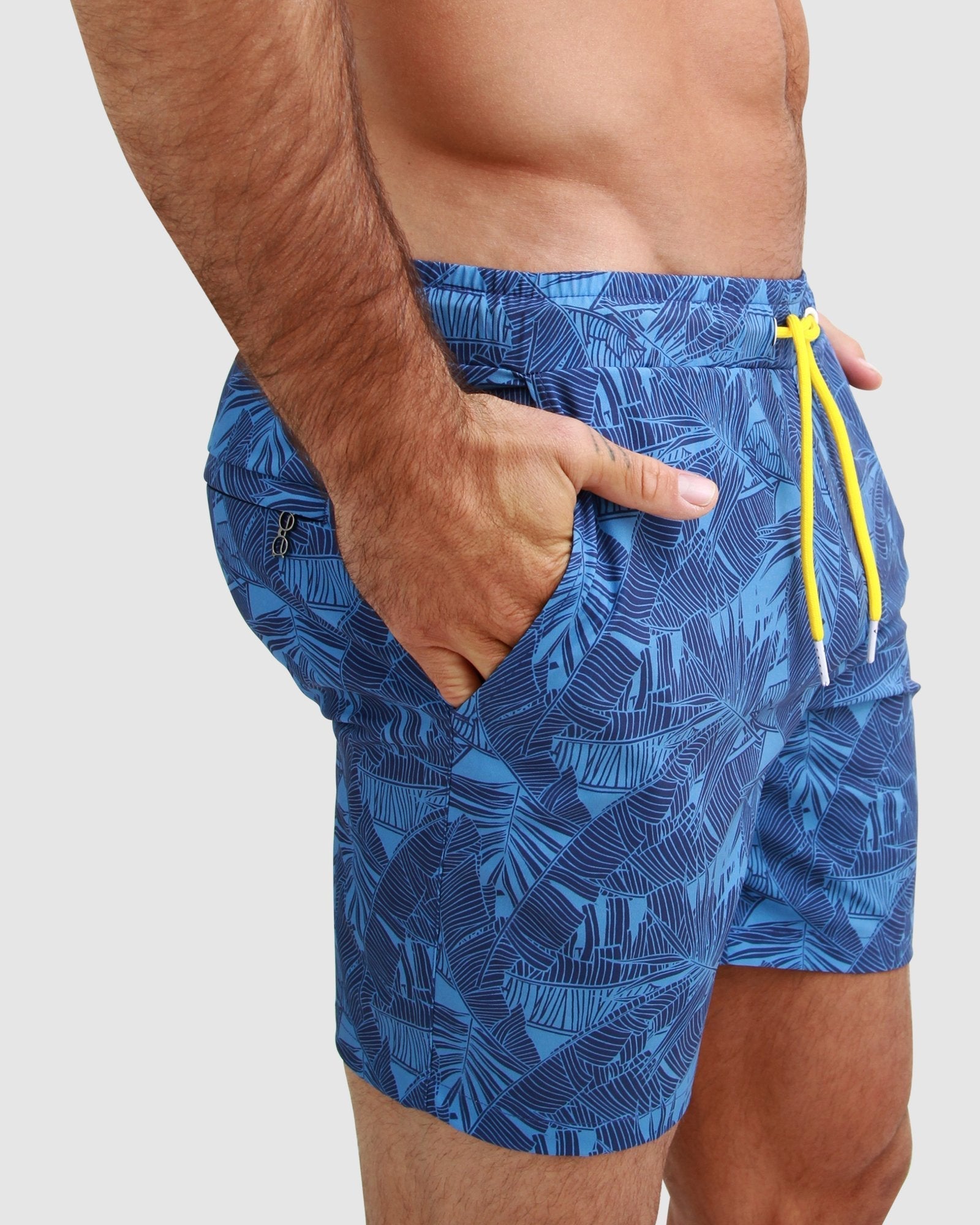 Quick Dry blue Men's Swim short