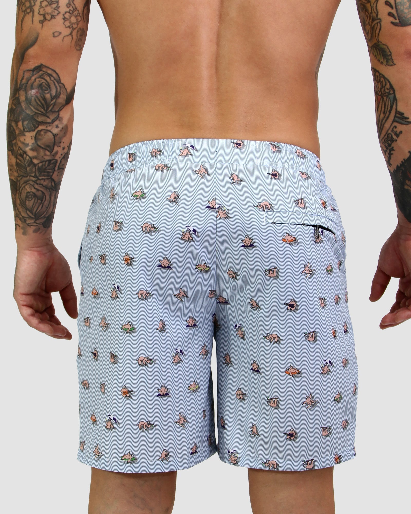 Light Grey Summer man's Swim Short