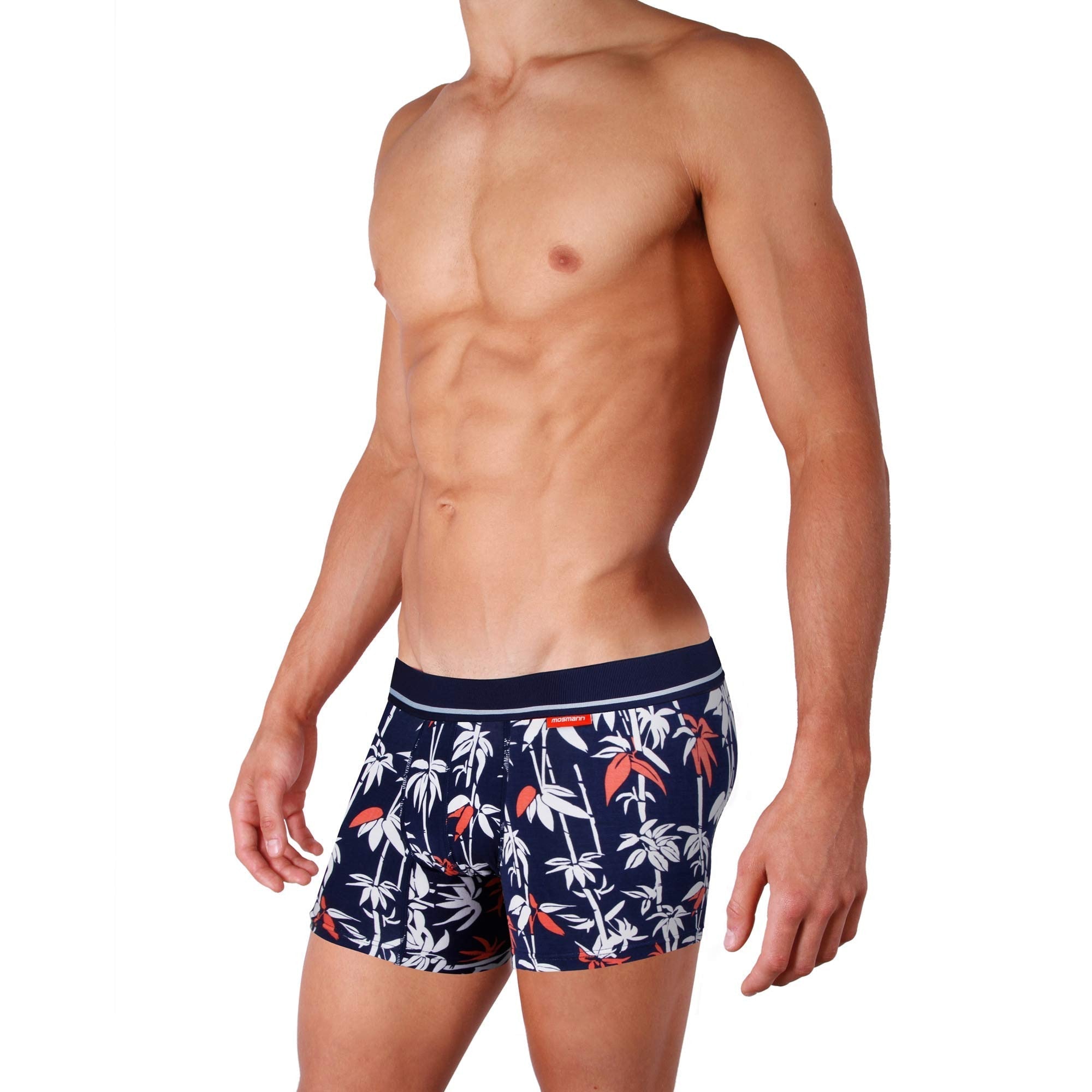 Blue Men's trunk floral print