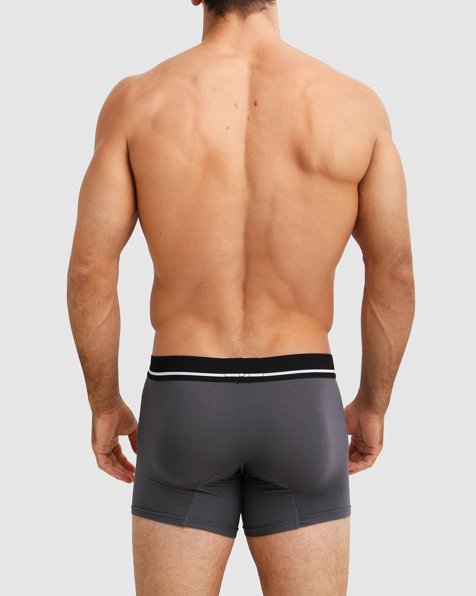 Navy Grey men's trunk