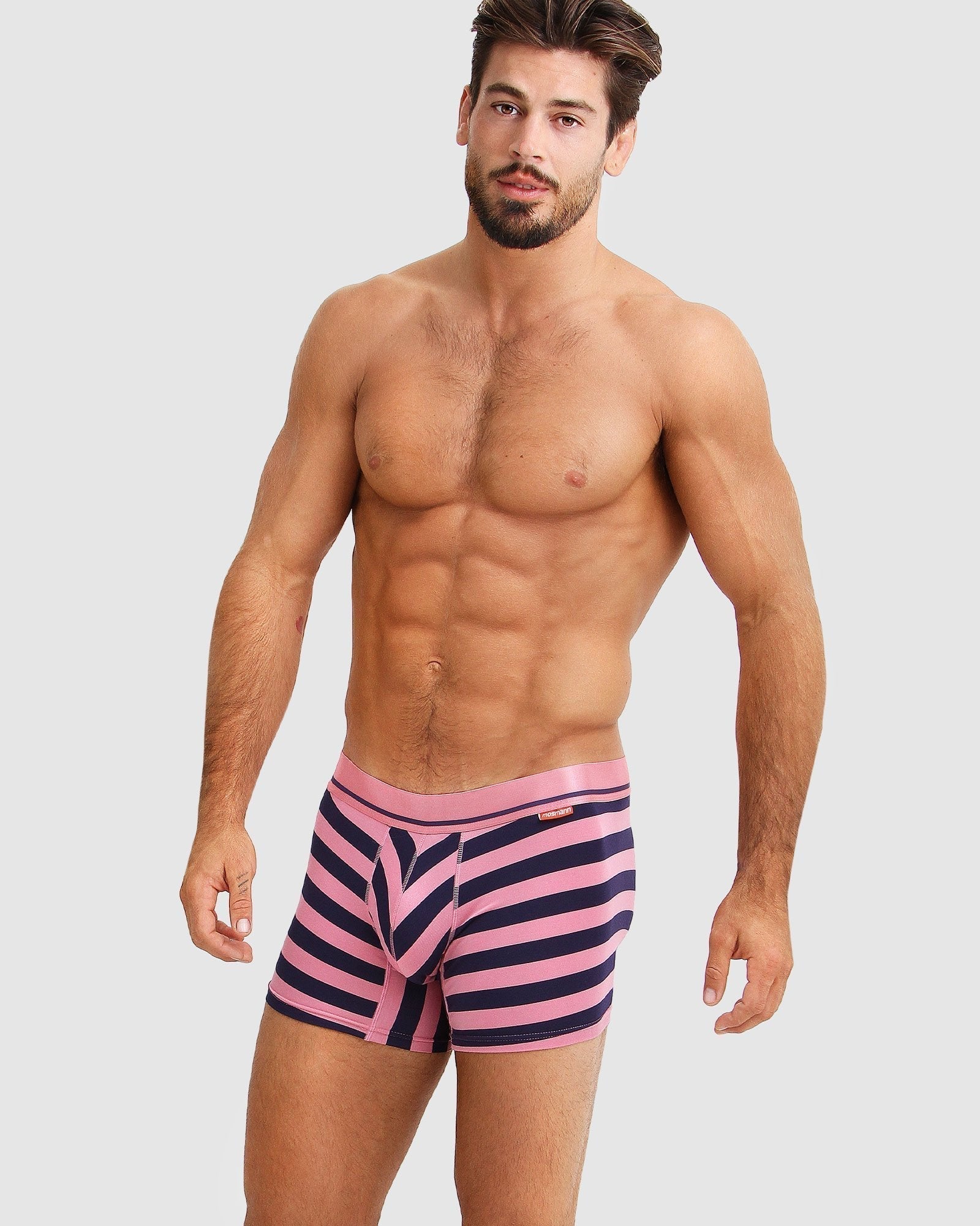 Pink Navy stripe Men's bottom